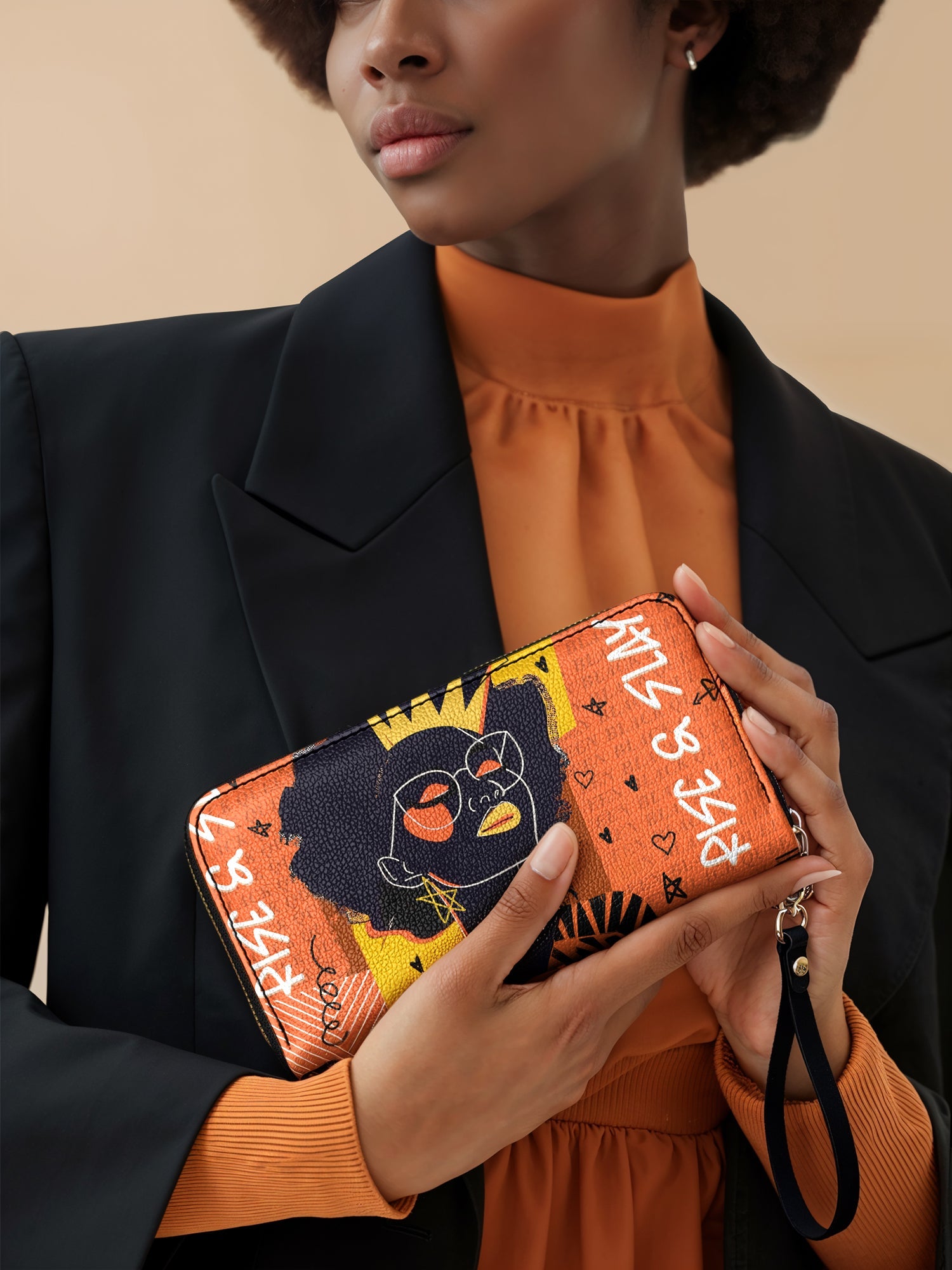 "Aina" Orange Sorbet Wallet Deal