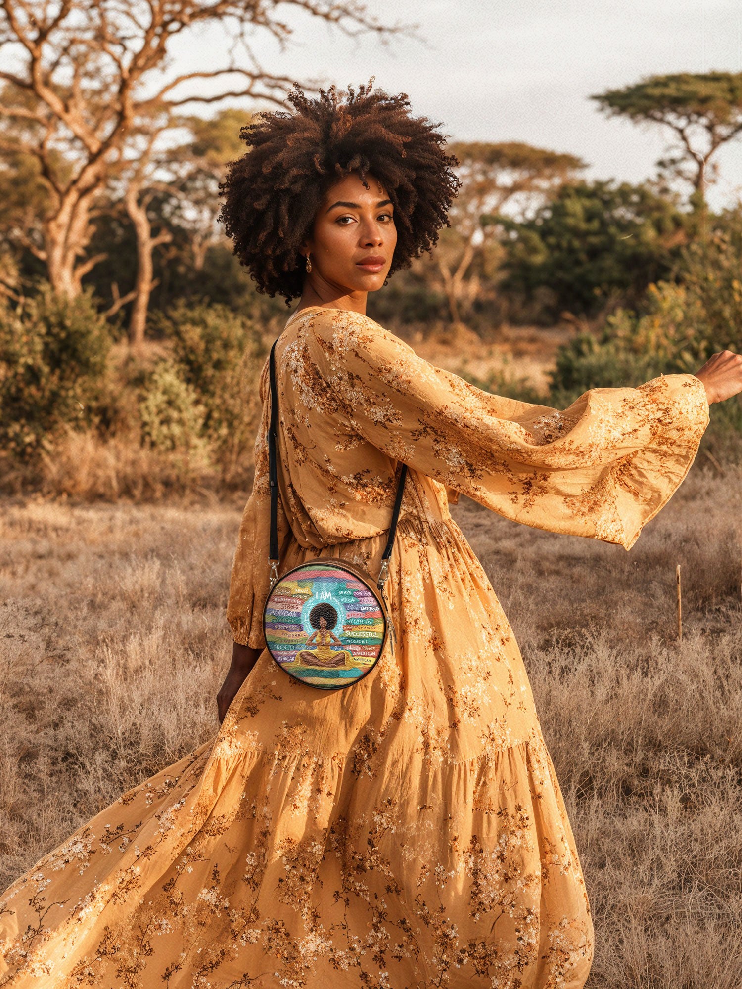 "AfroEssence" Circle Crossbody Bag Deal