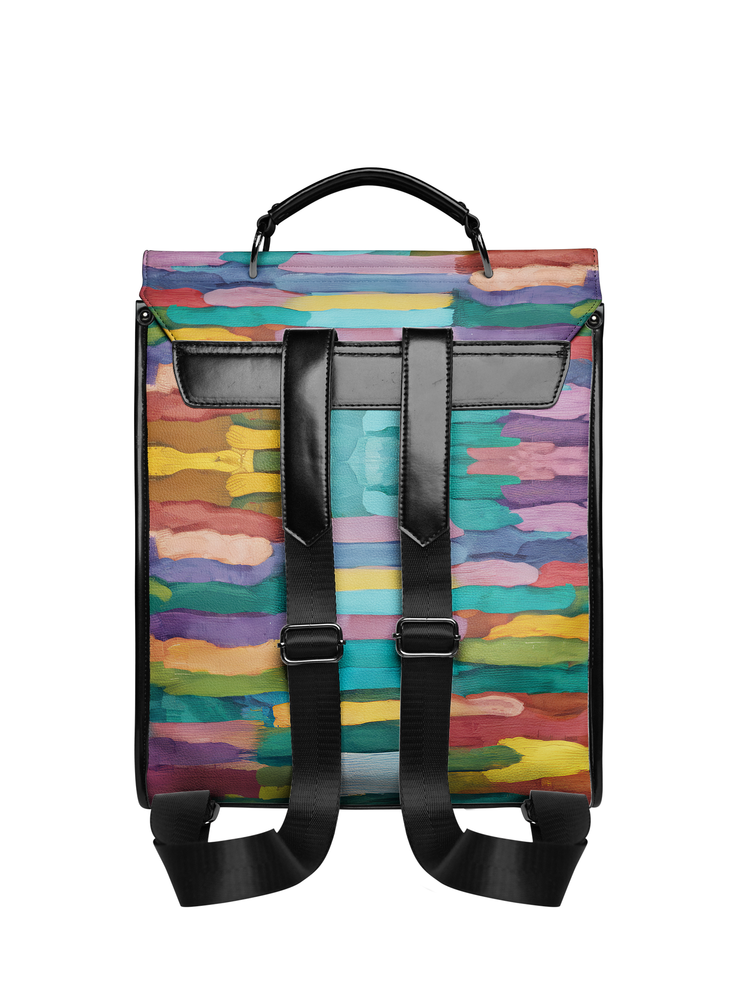 "AfroEssence" Leather Backpack