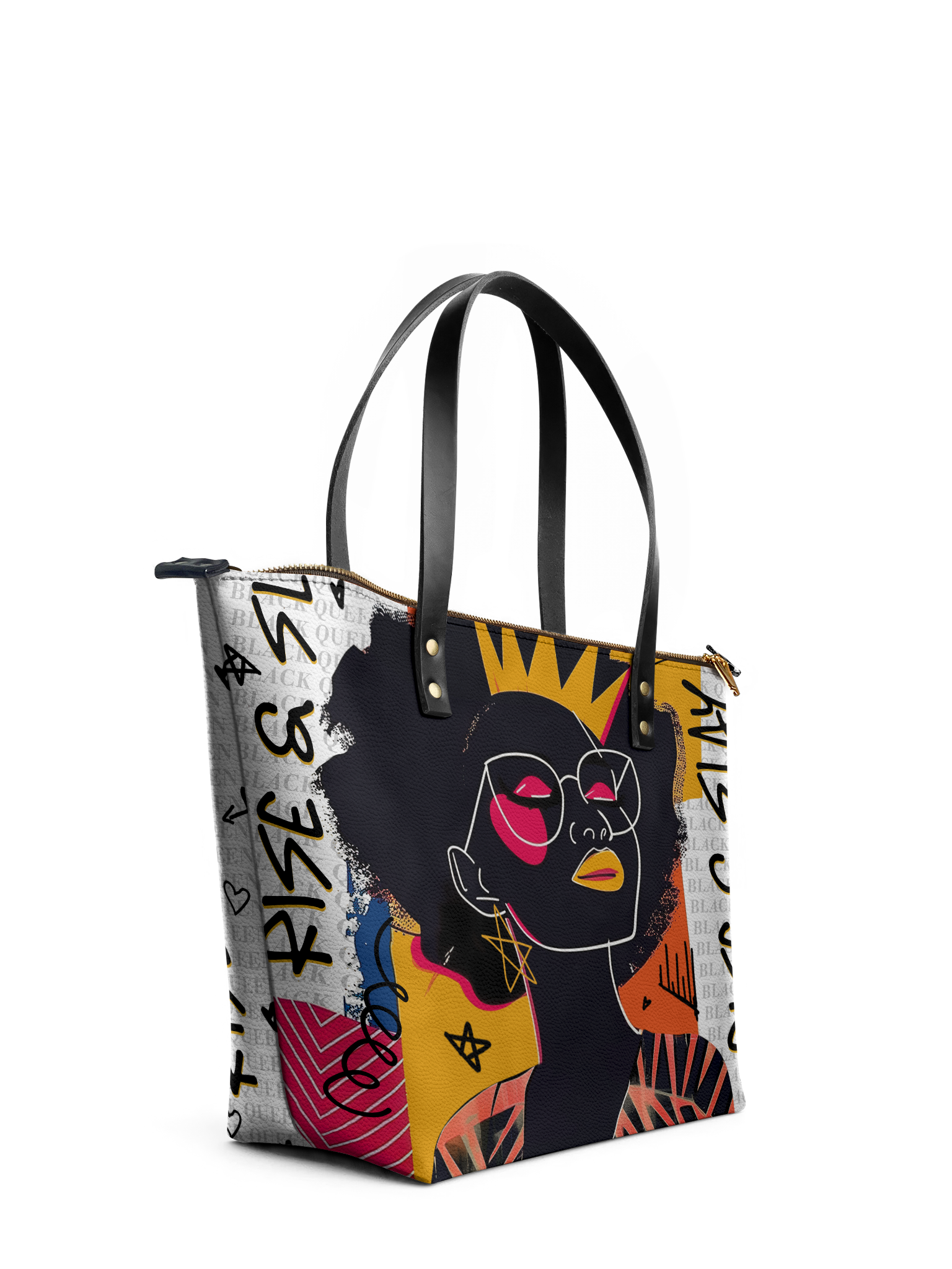 "Aina" Coconut White Leather Tote Bag Deal