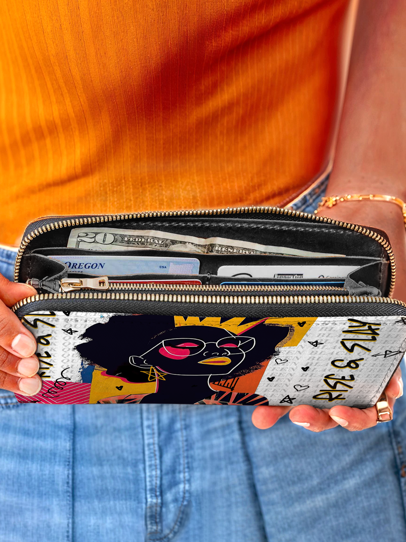 "Aina" Coconut White Wallet