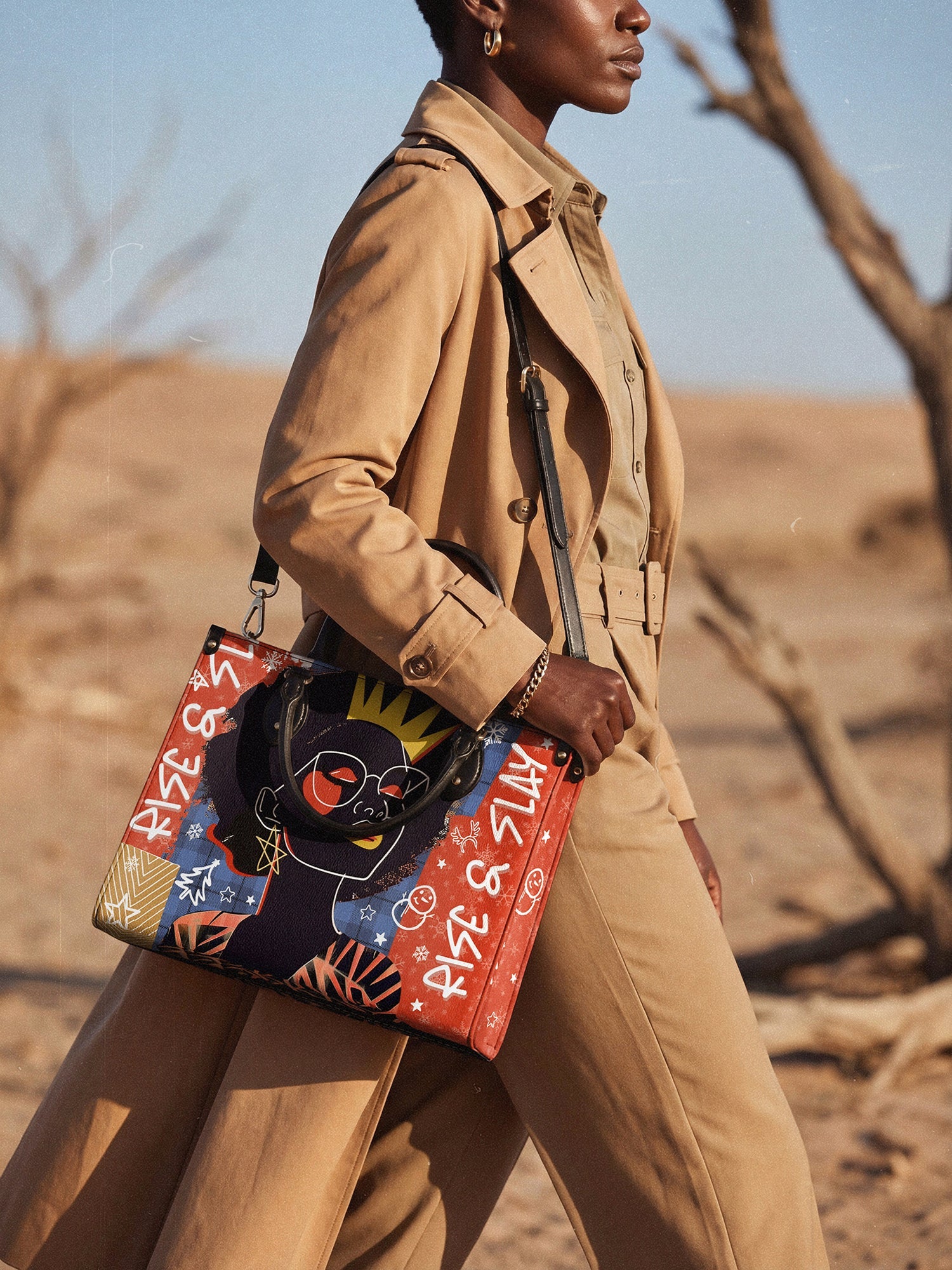 "Aina" Frosted Cherry Leather Handbag A250 Deal
