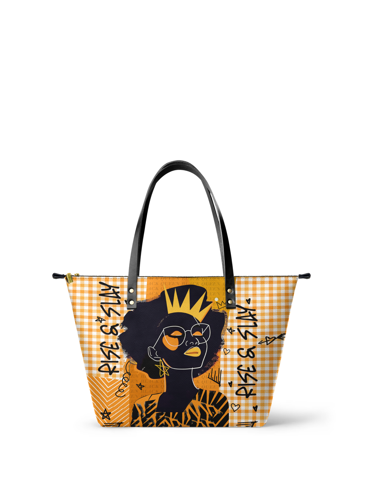 "Aina" Honeycomb Leather Tote Bag