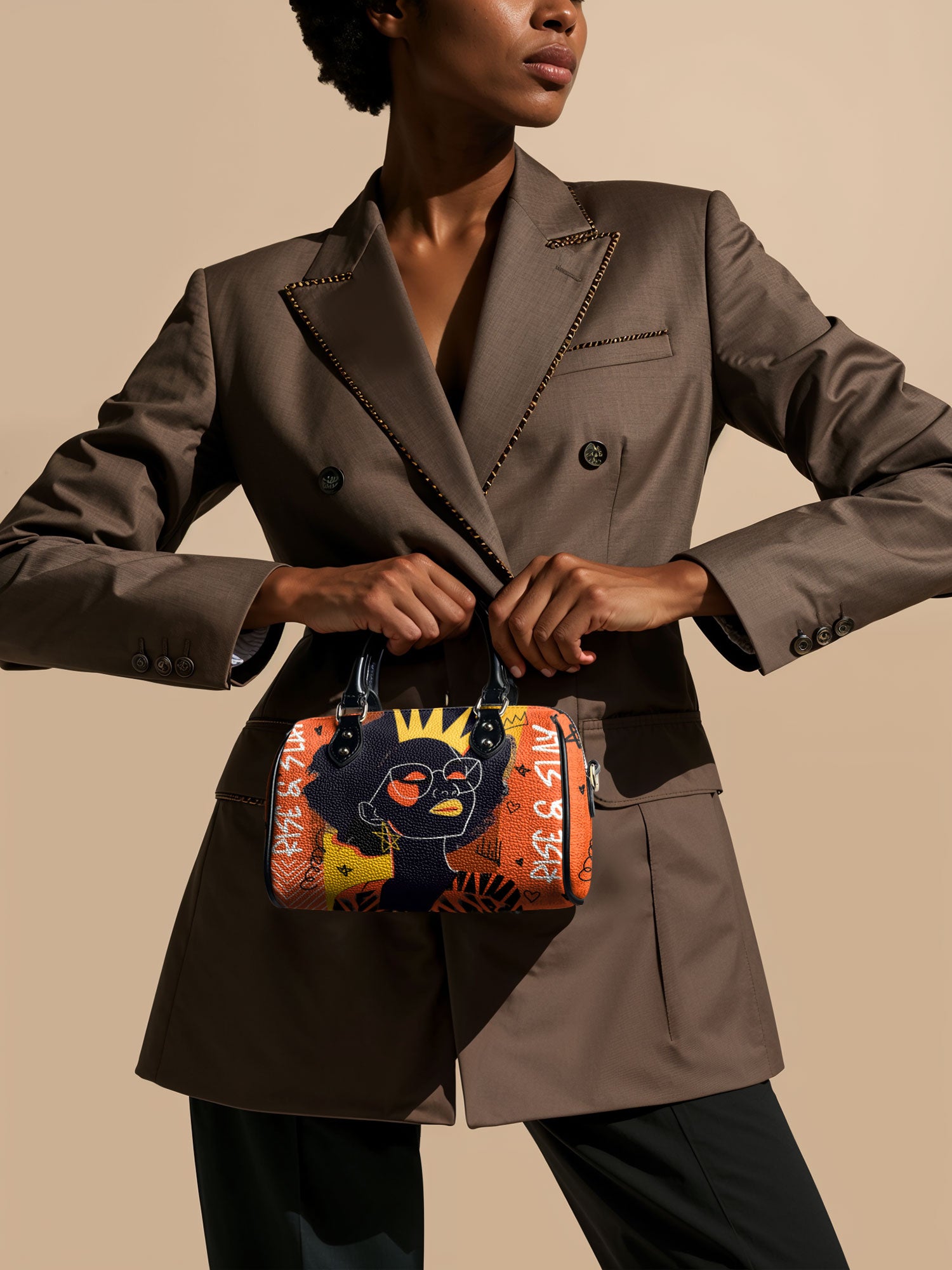 "Aina" Orange Sorbet Mini Satchel Deal
