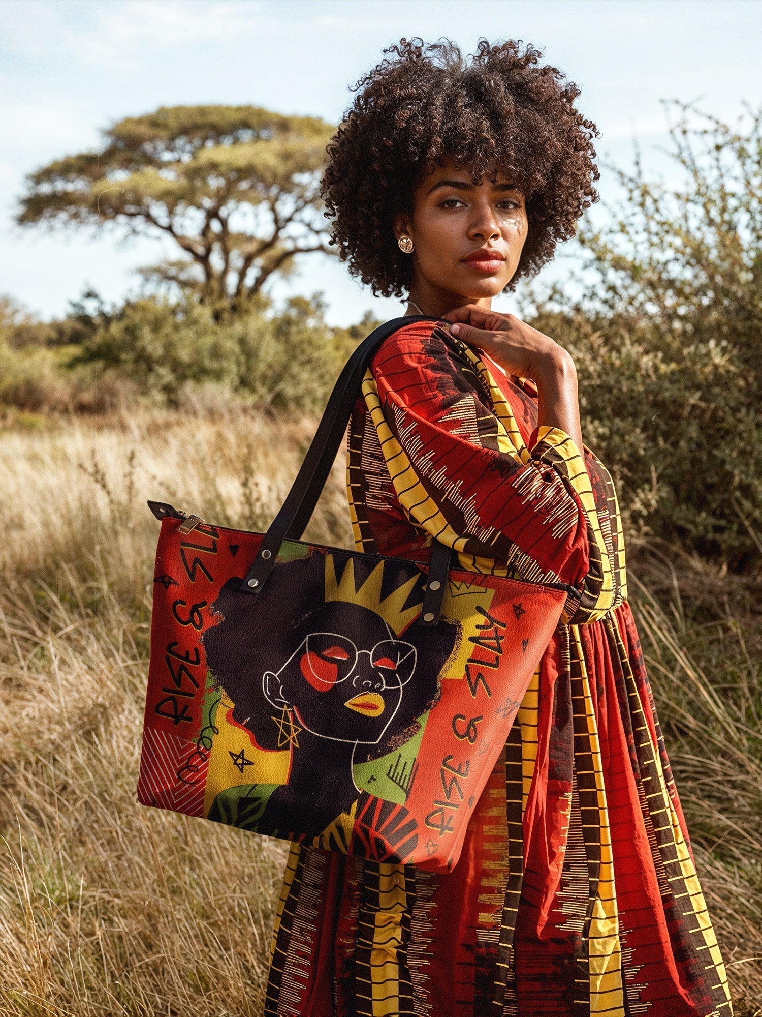 "Aina" Flame Red Slay All Day Essential Bundle