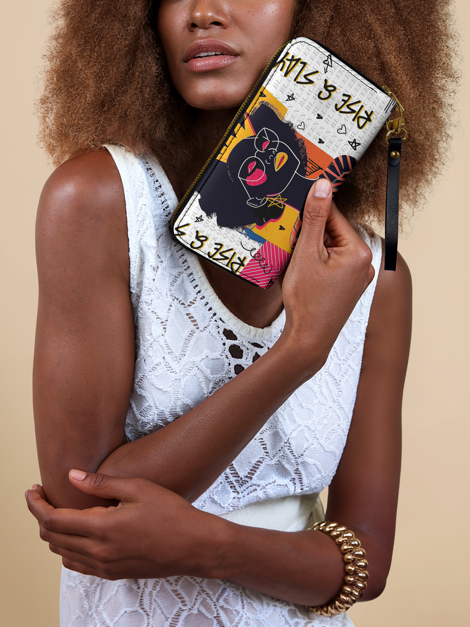 "Aina" Coconut White Wallet Deal