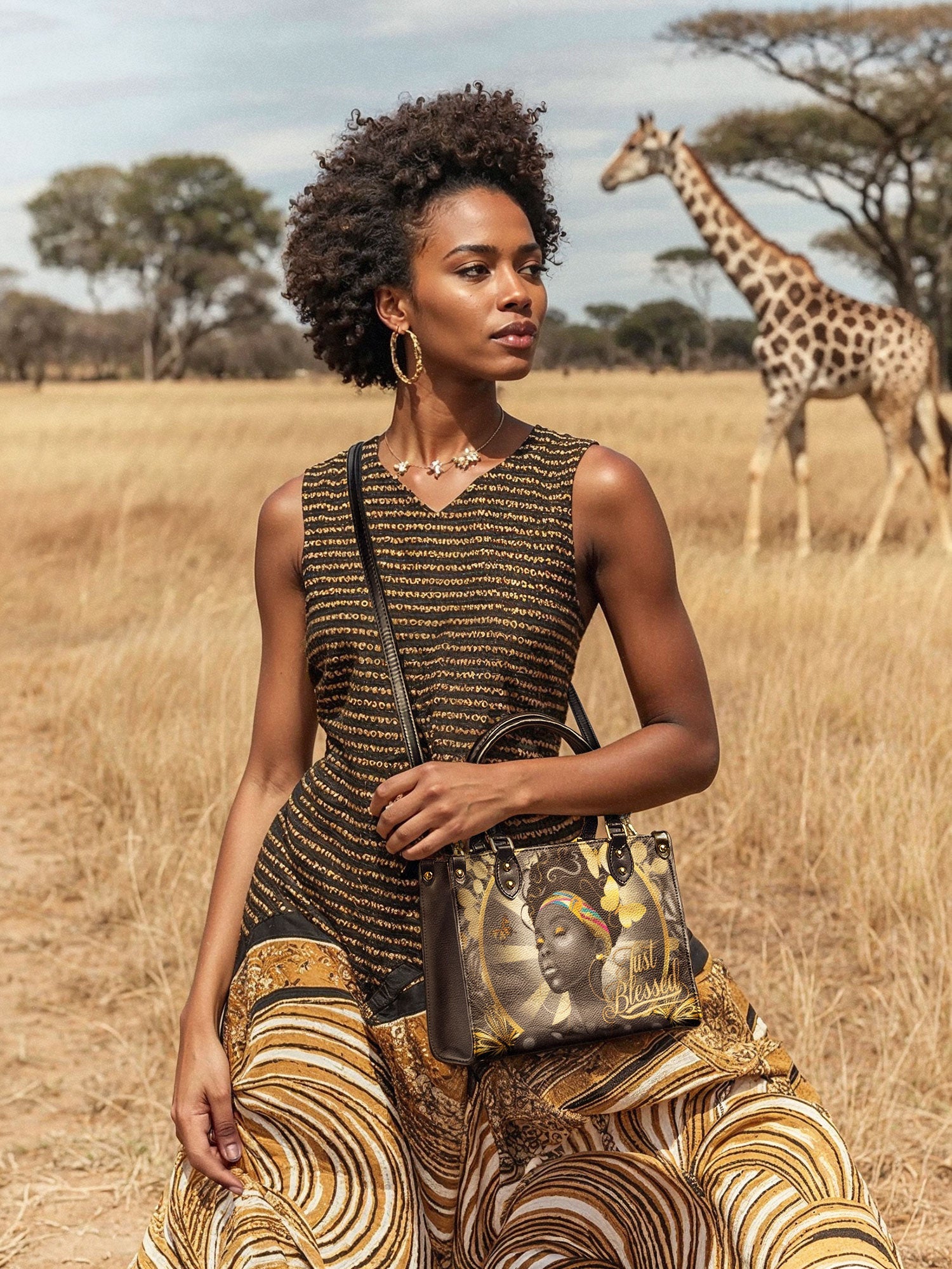 "Barakaya" The Signature Duo Bundle - Small Leather Handbag