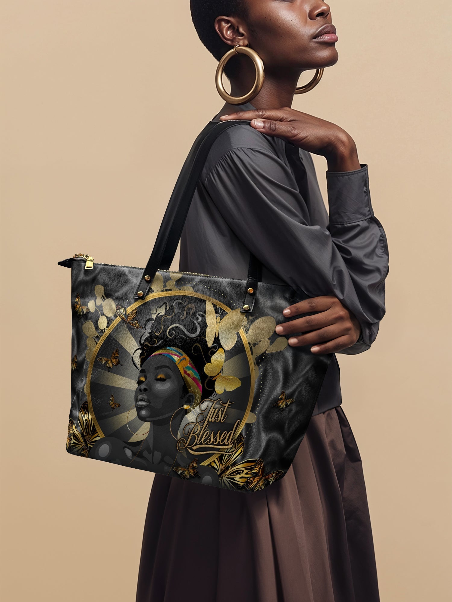 "Barakaya" Leather Tote Bag Deal