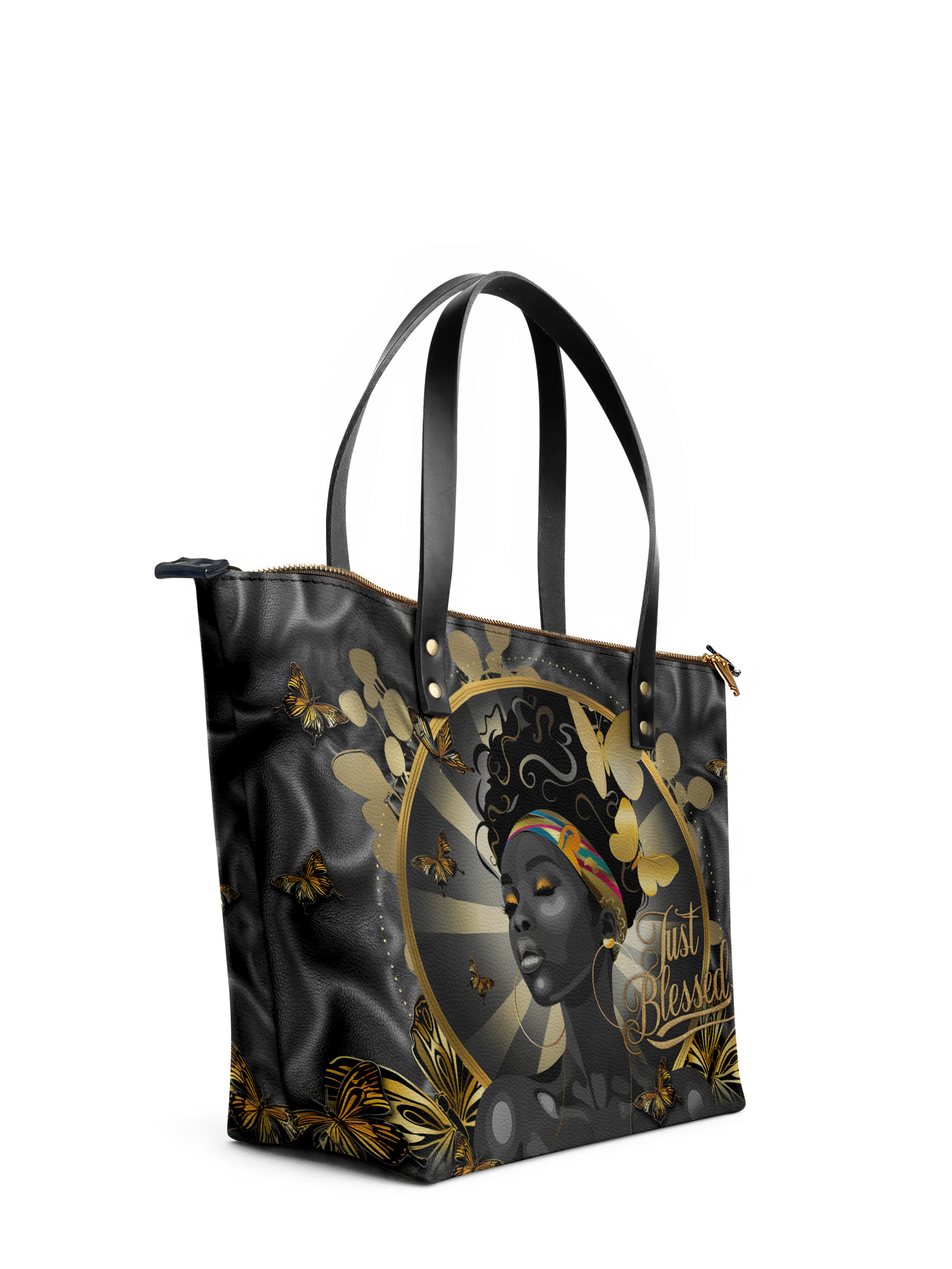 "Barakaya" Leather Tote Bag