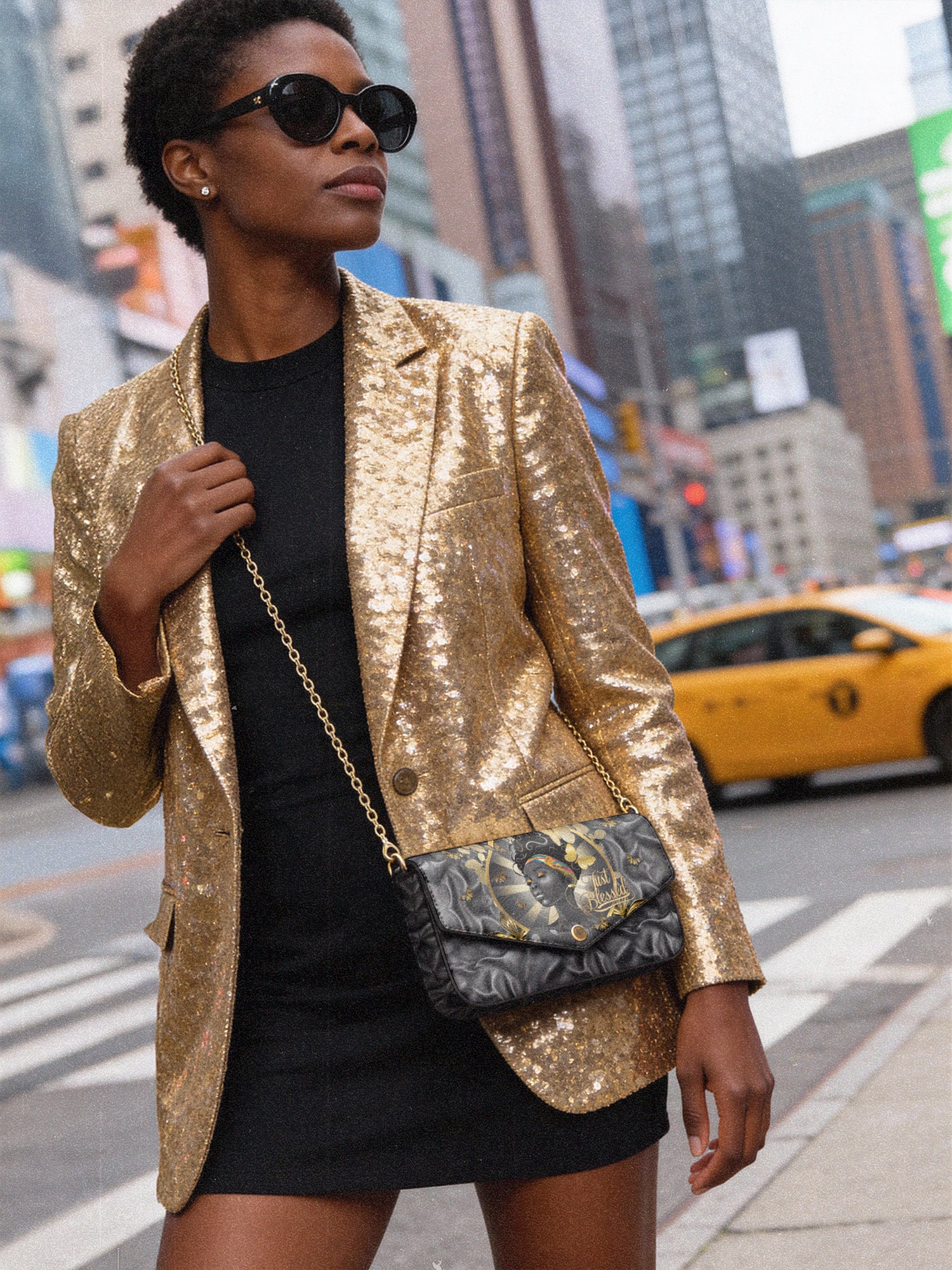 "Barakaya" Envelope Chain Crossbody Bag