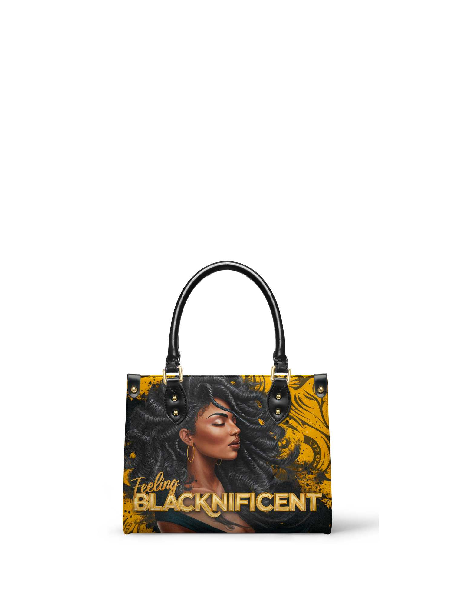 "Blacknificent" Small Leather Handbag Deal