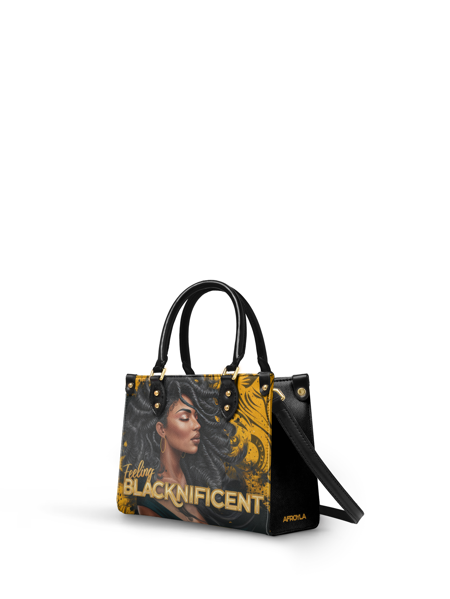 "Blacknificent" Small Leather Handbag Deal