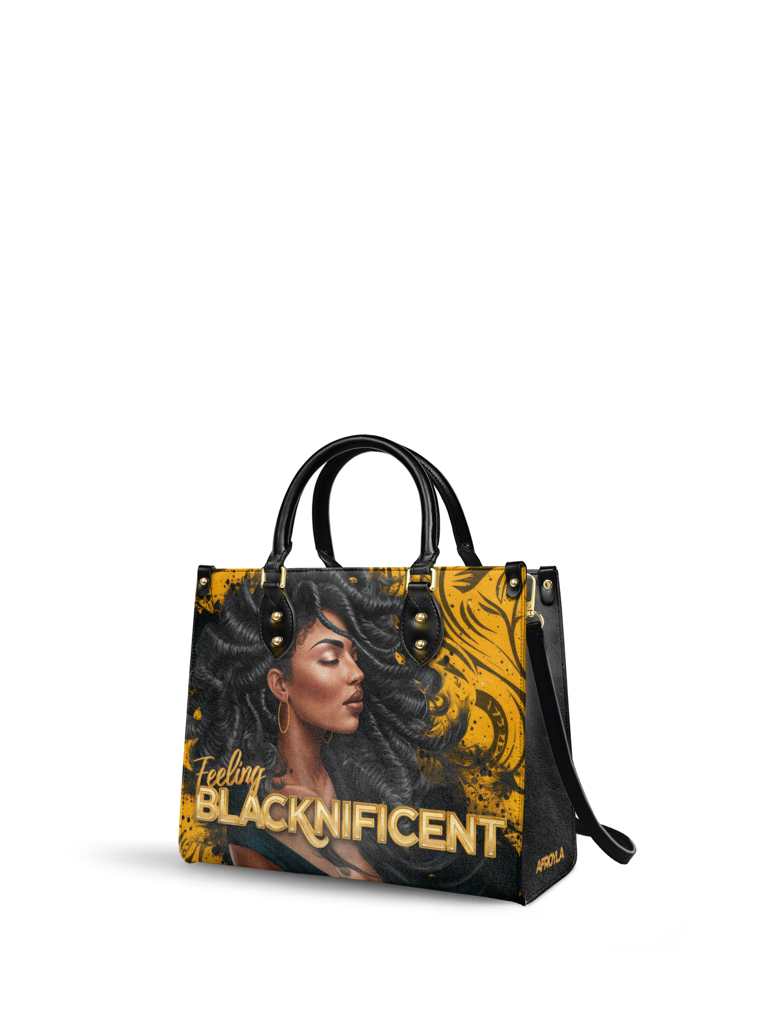 "Blacknificent" Leather Handbag