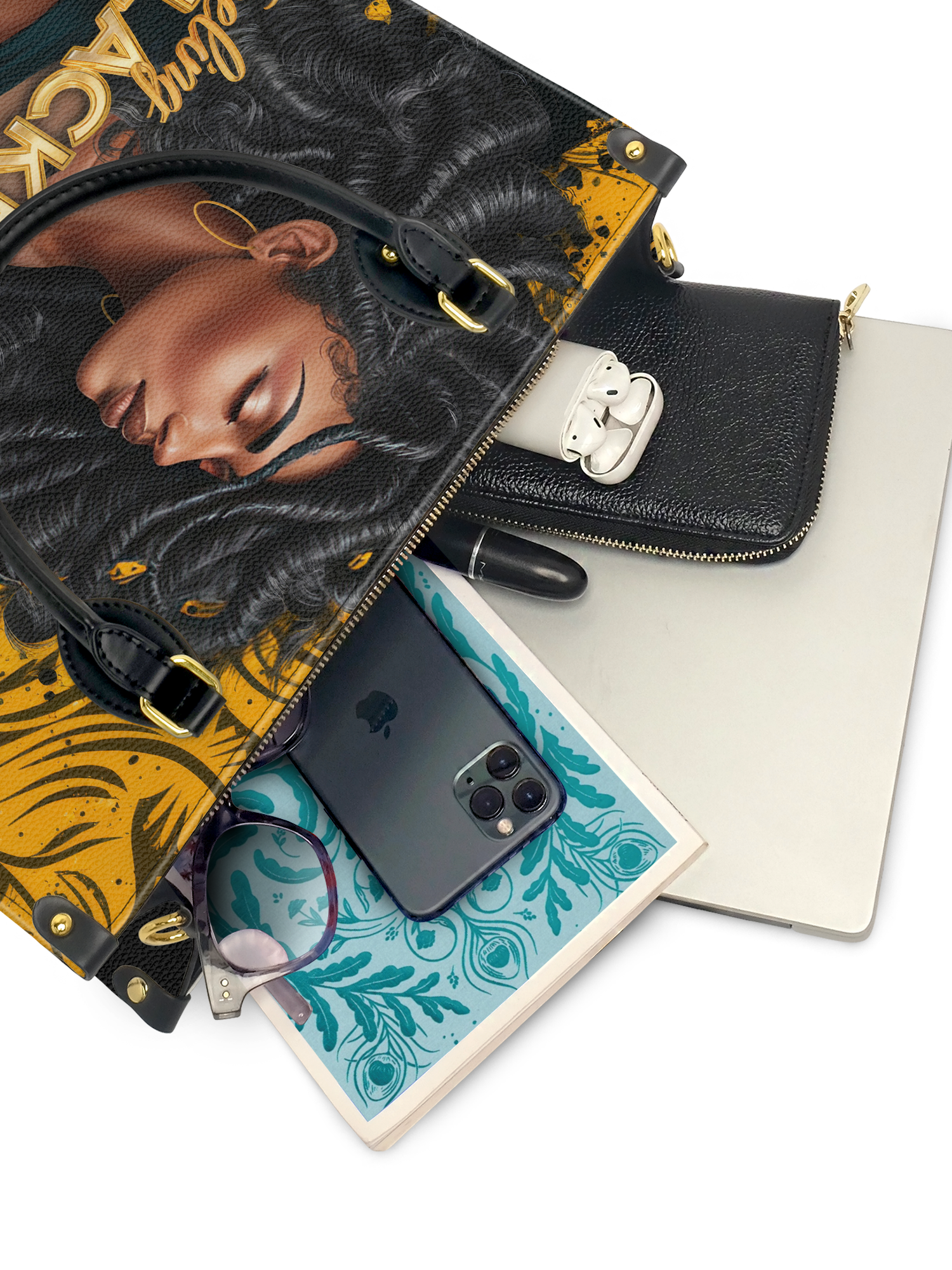 "Blacknificent" Leather Handbag