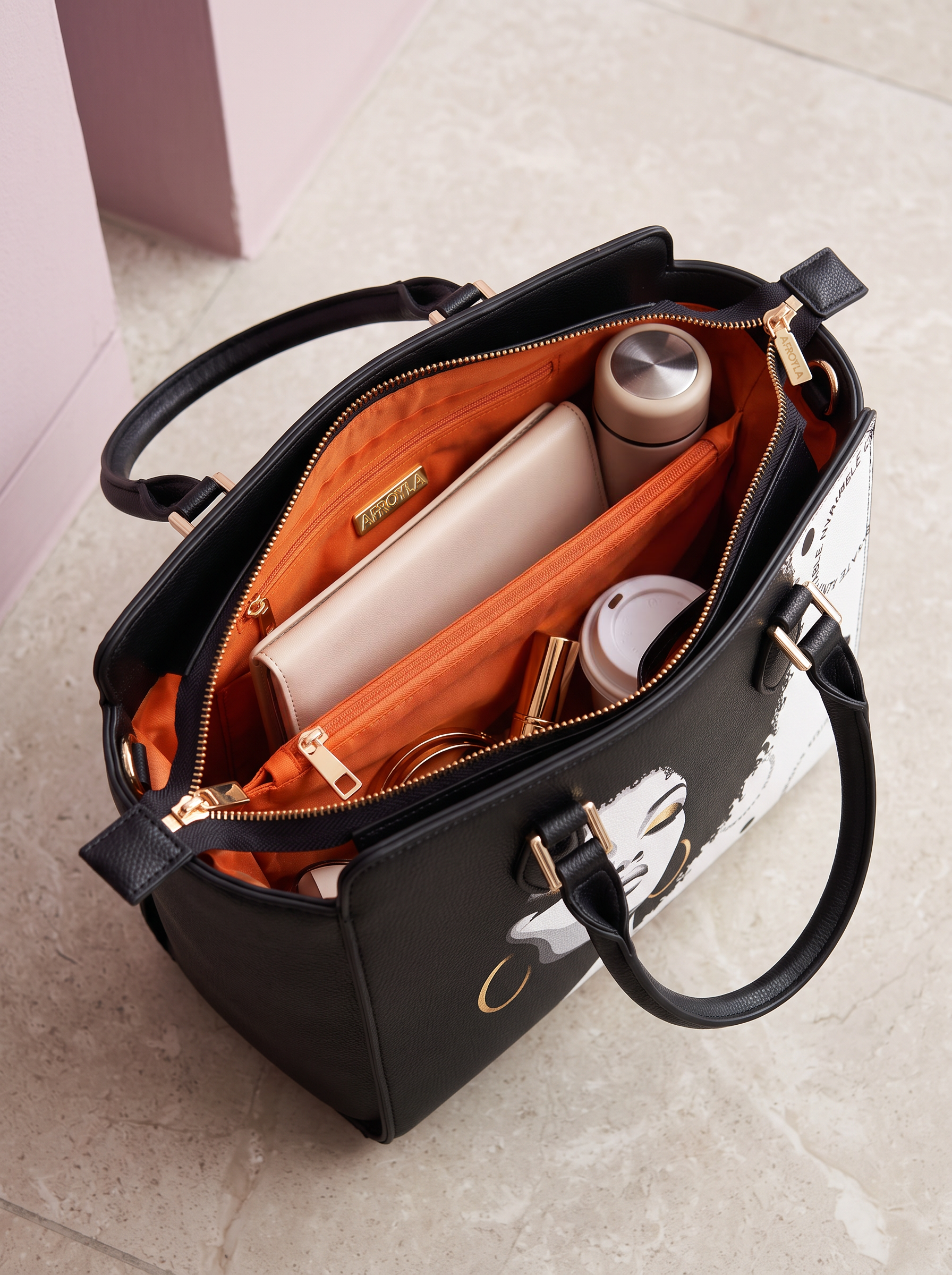 "Fanaka" Nembo Leather Handbag