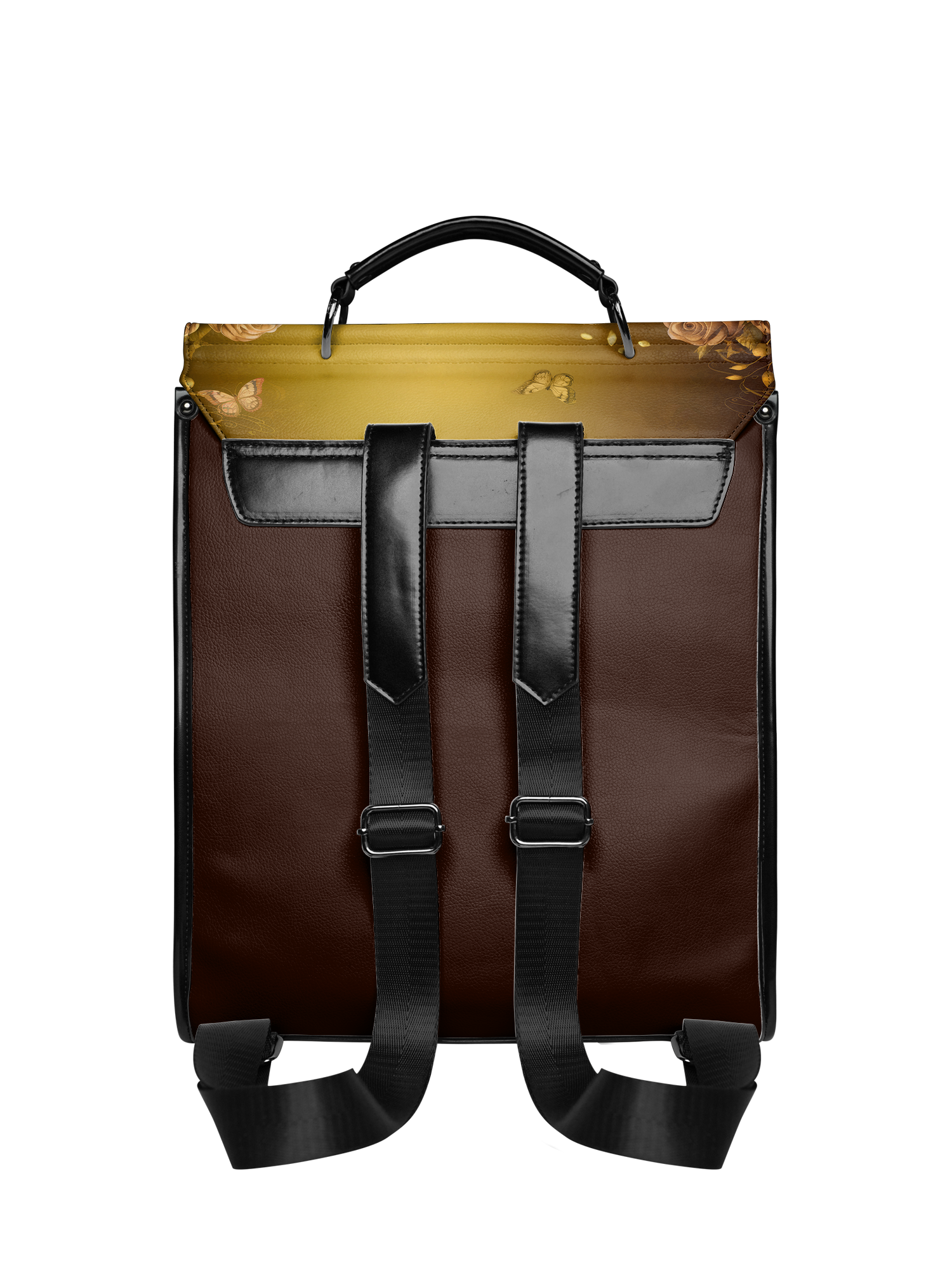 "Godfidence" Leather Backpack