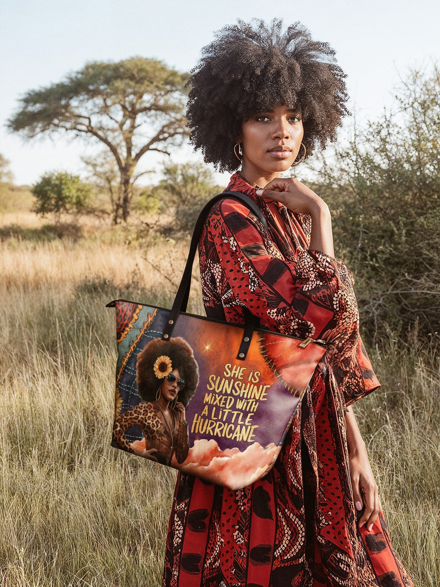 "Huriya" Leather Tote Bag Deal