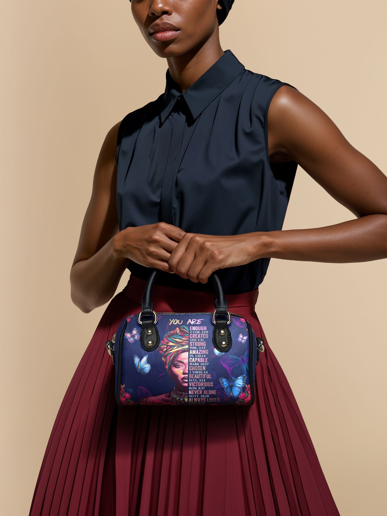"Imani" Blue Orchid Mini Satchel Deal