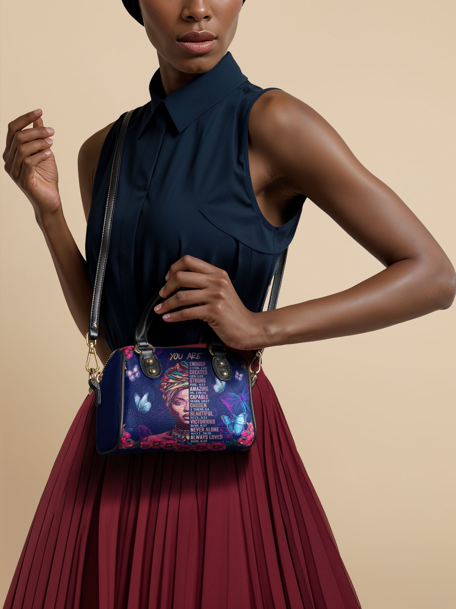 "Imani" Blue Orchid Mini Satchel Deal