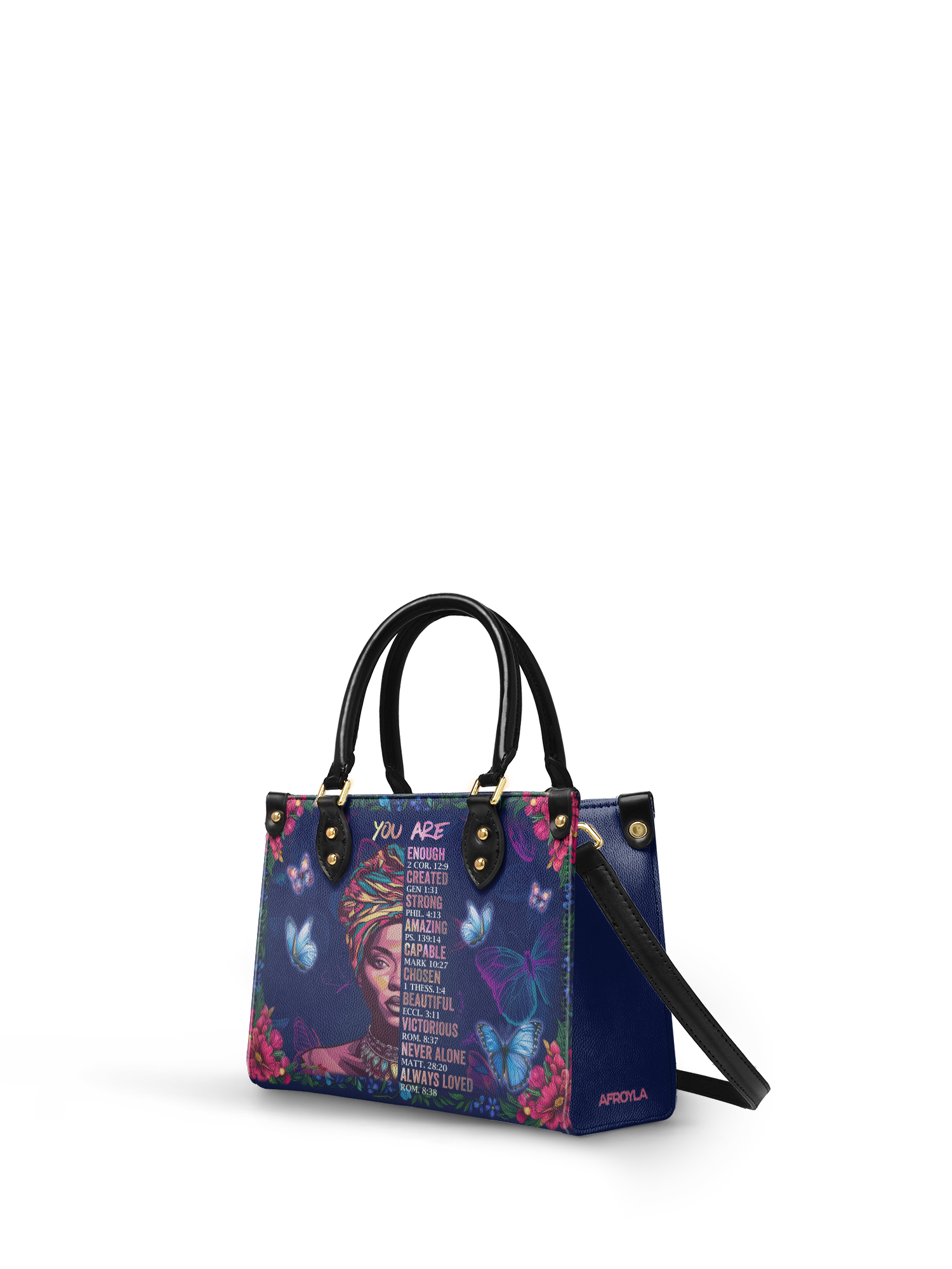 "Imani" Blue Orchid Small Leather Handbag Deal