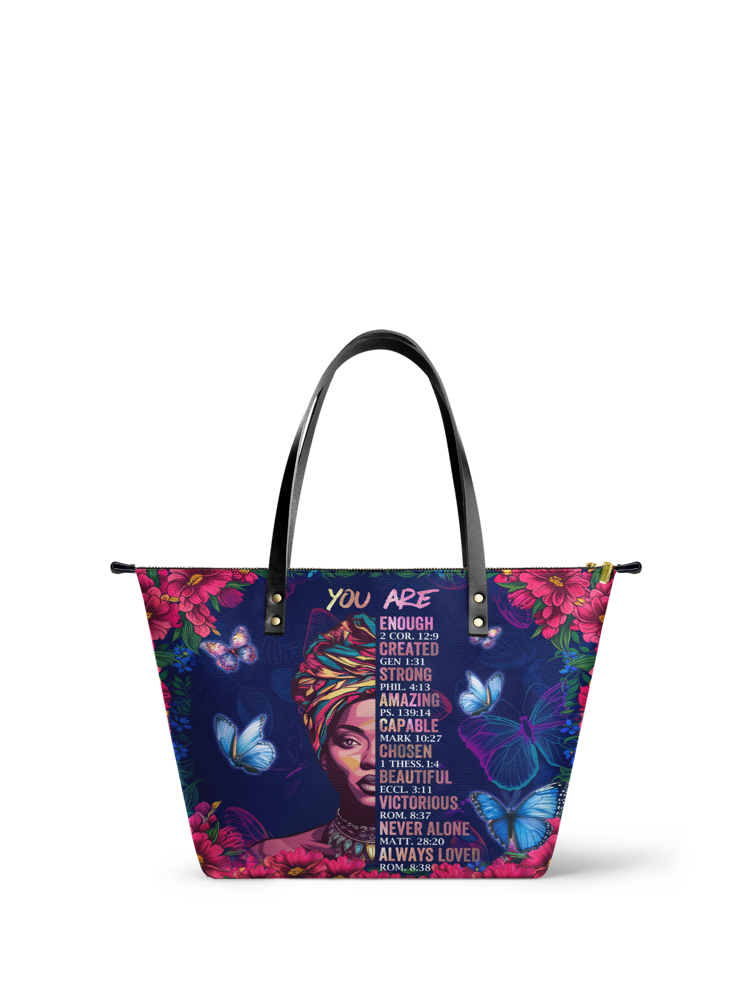 "Imani" Blue Orchid Leather Tote Bag Deal