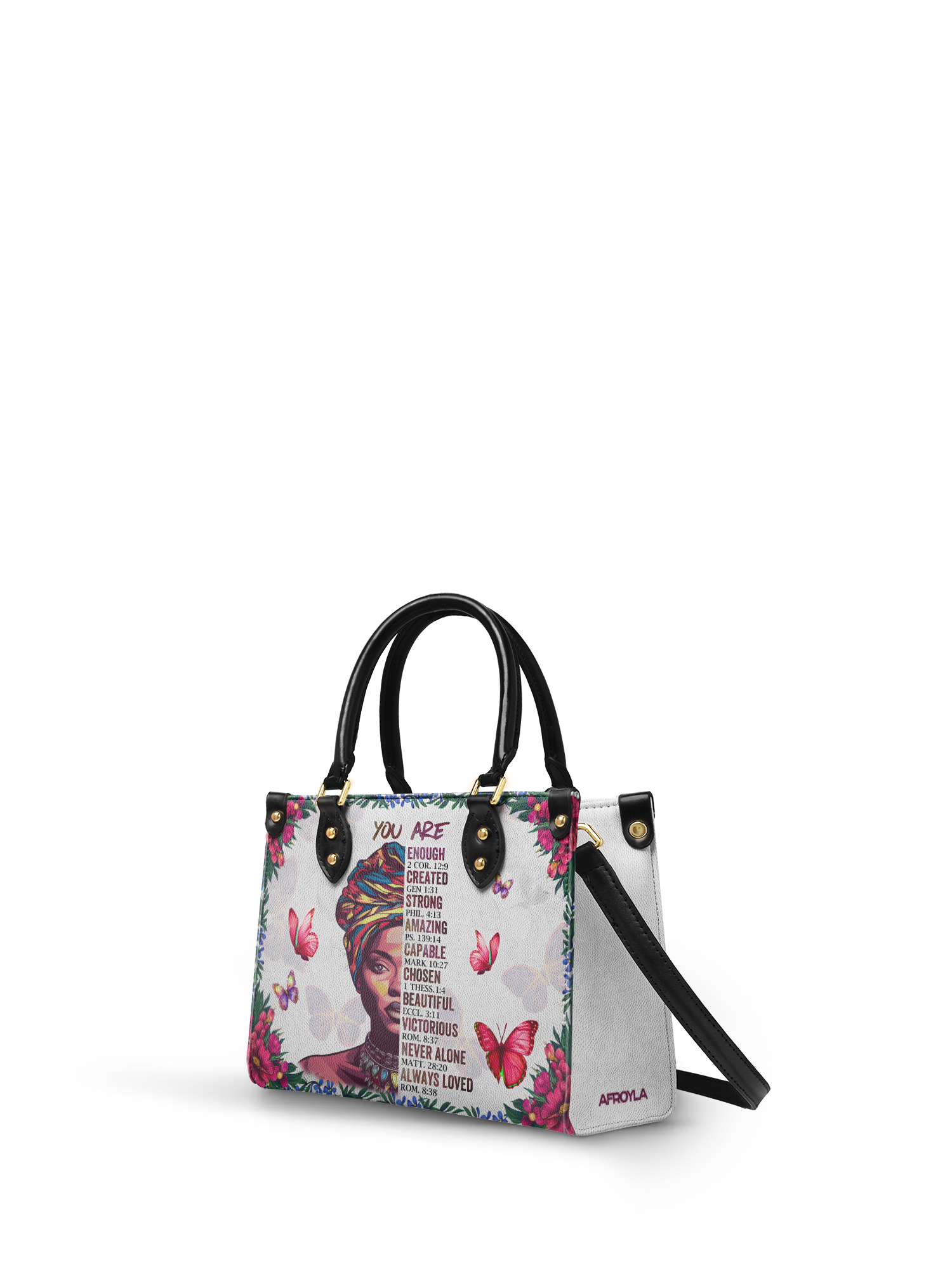 "Imani" Dove White Small Leather Handbag Deal