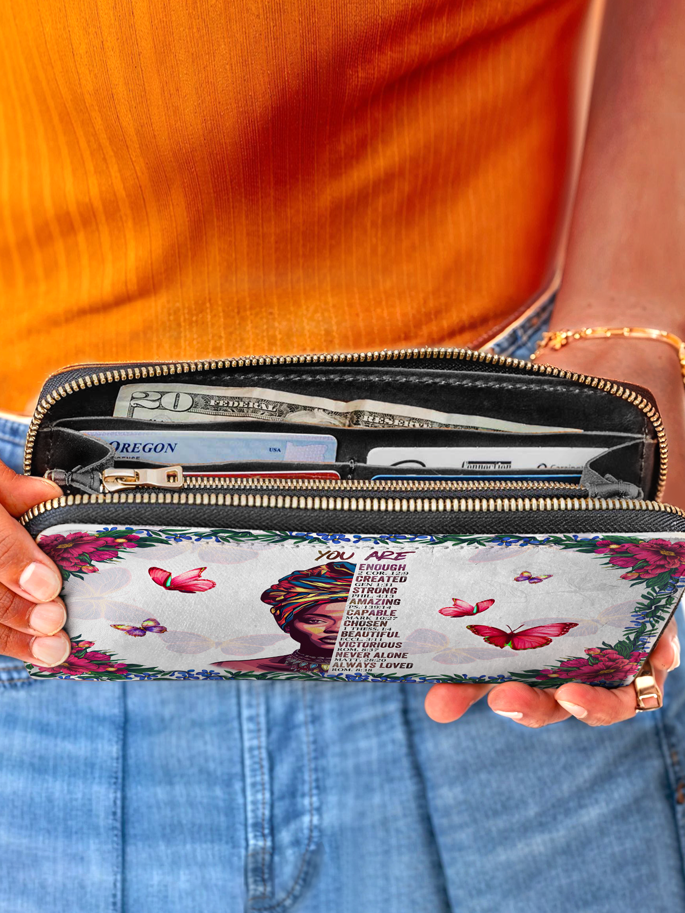 "Imani" Dove White Wallet Deal