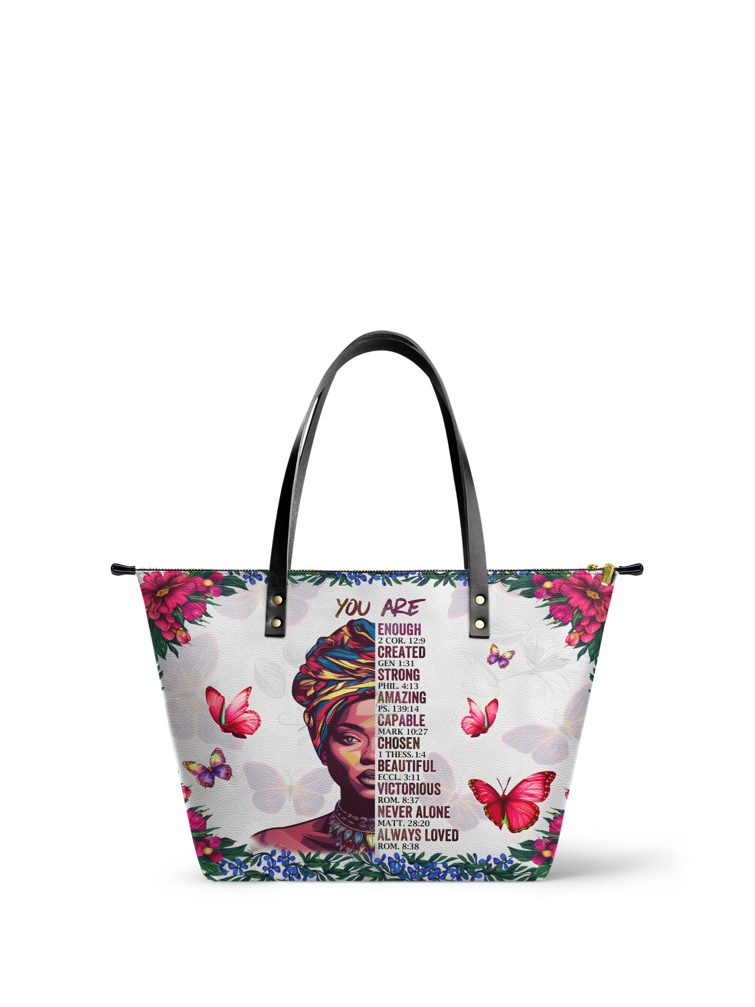 "Imani" Dove White Leather Tote Bag Deal
