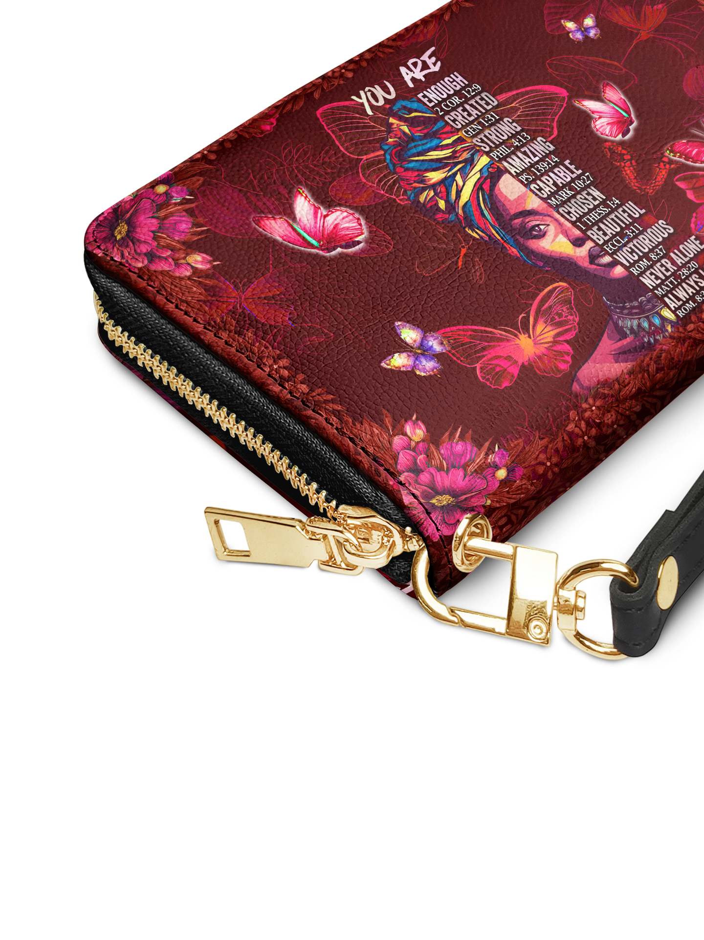 "Imani" Pomegranate Red Wallet Deal