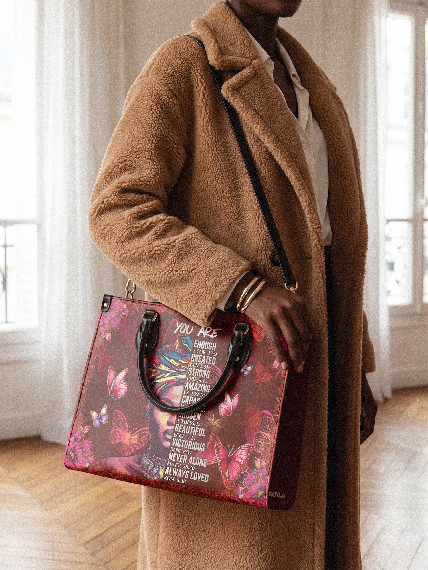 "Imani" Pomegranate Red Leather Handbag A250 Deal