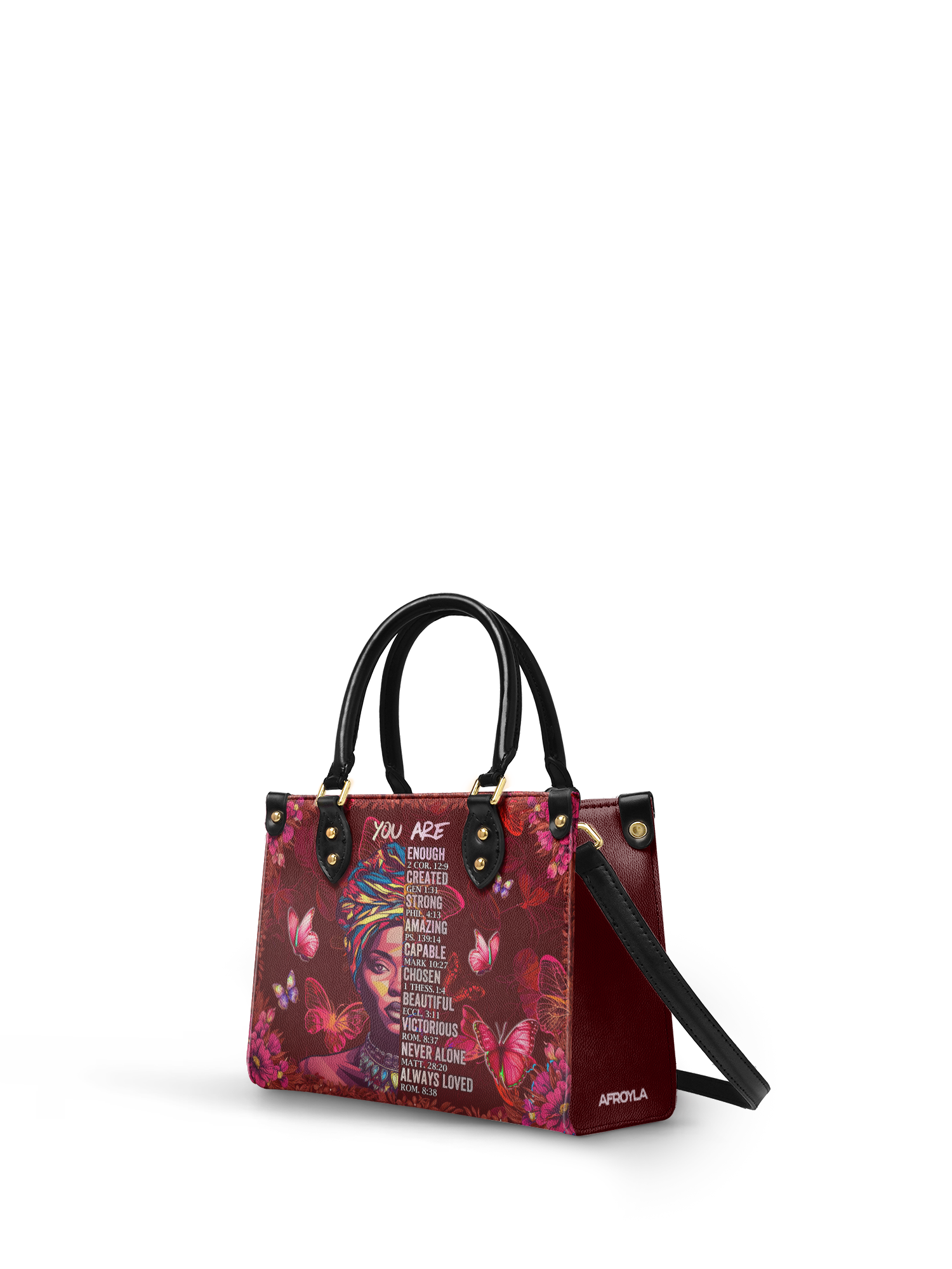 "Imani" Pomegranate Red Small Leather Handbag Deal