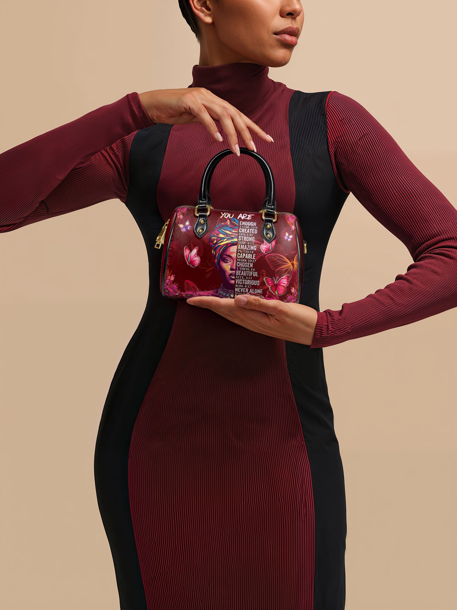 "Imani" Pomegranate Red Mini Satchel Deal