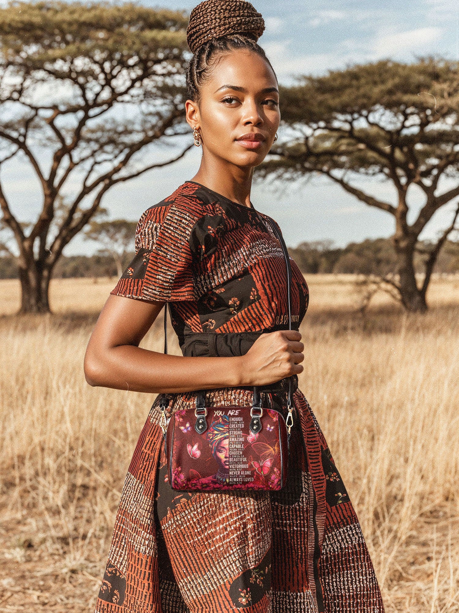 "Imani" Pomegranate Red Mini Satchel Deal