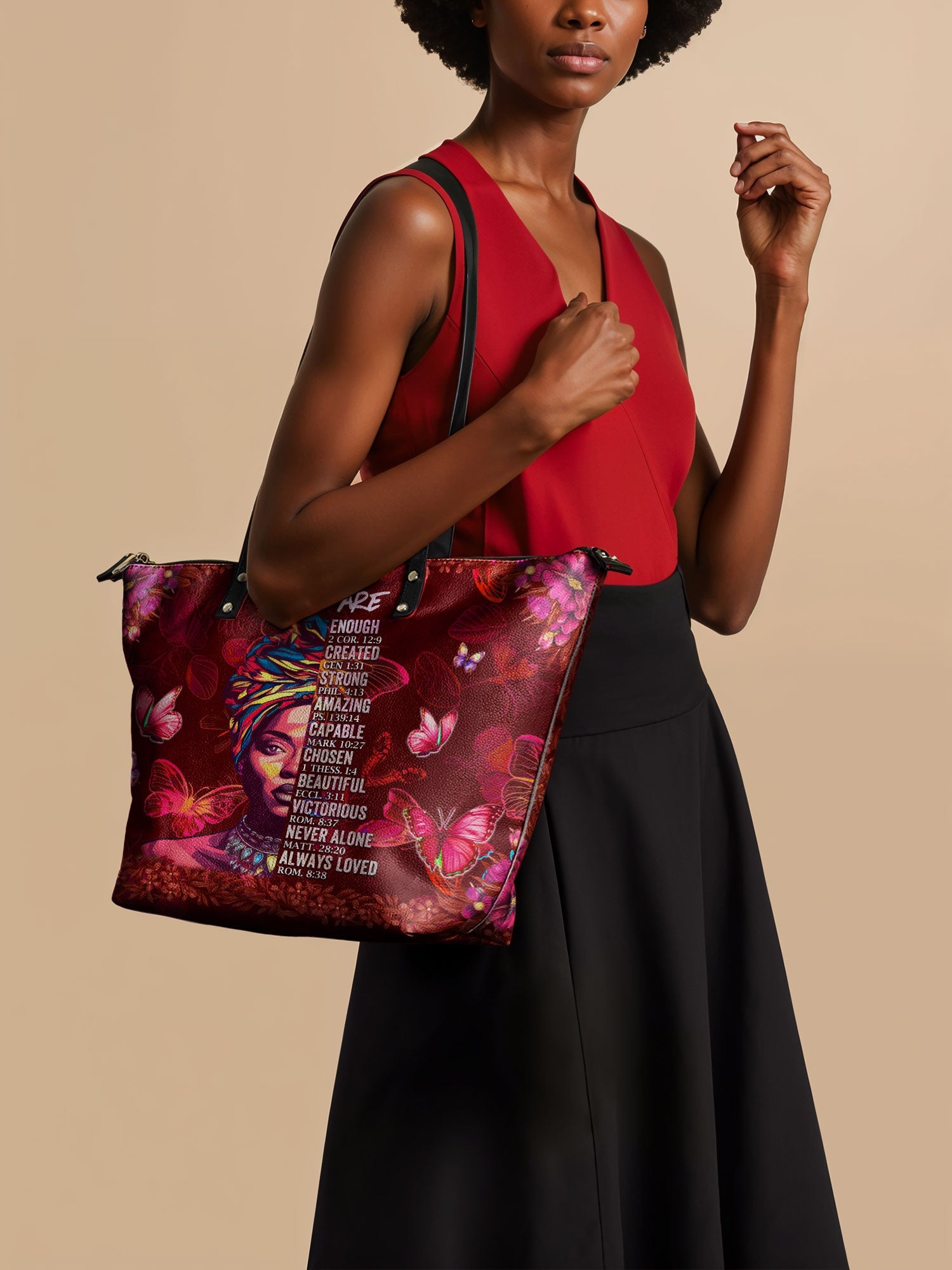 "Imani" Pomegranate Red Slay All Day Essential Bundle