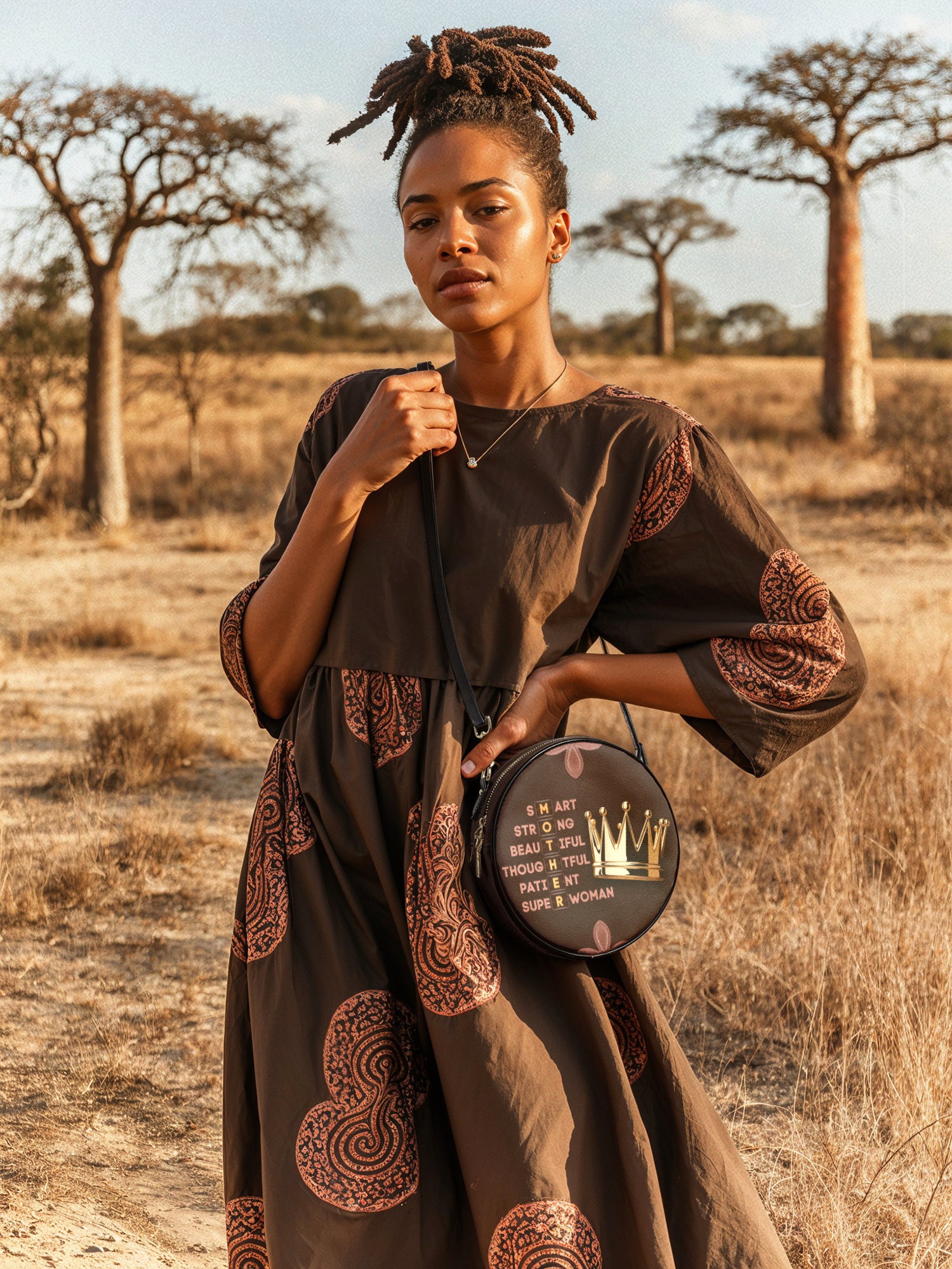 "Imarimom" Circle Crossbody Bag