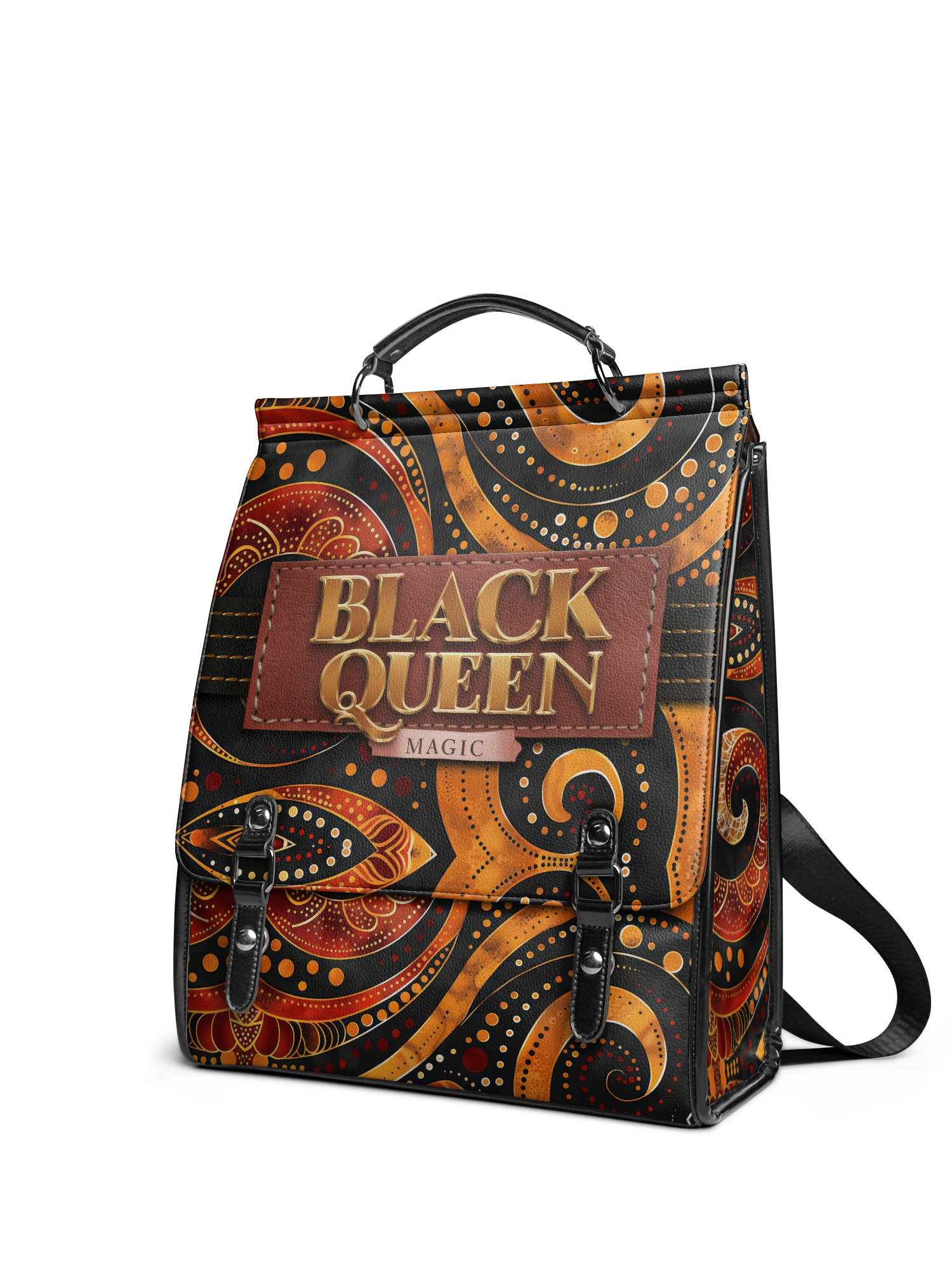 "Makeda" Leather Backpack