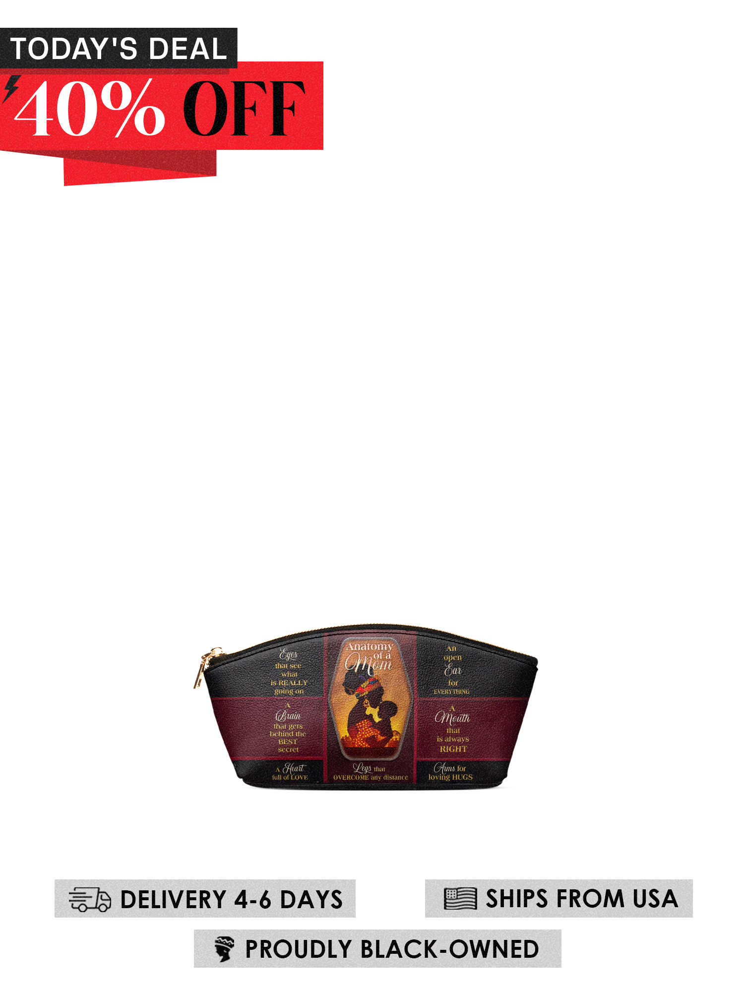 "Mamoya" Eclipse Makeup Bag Today's Deal