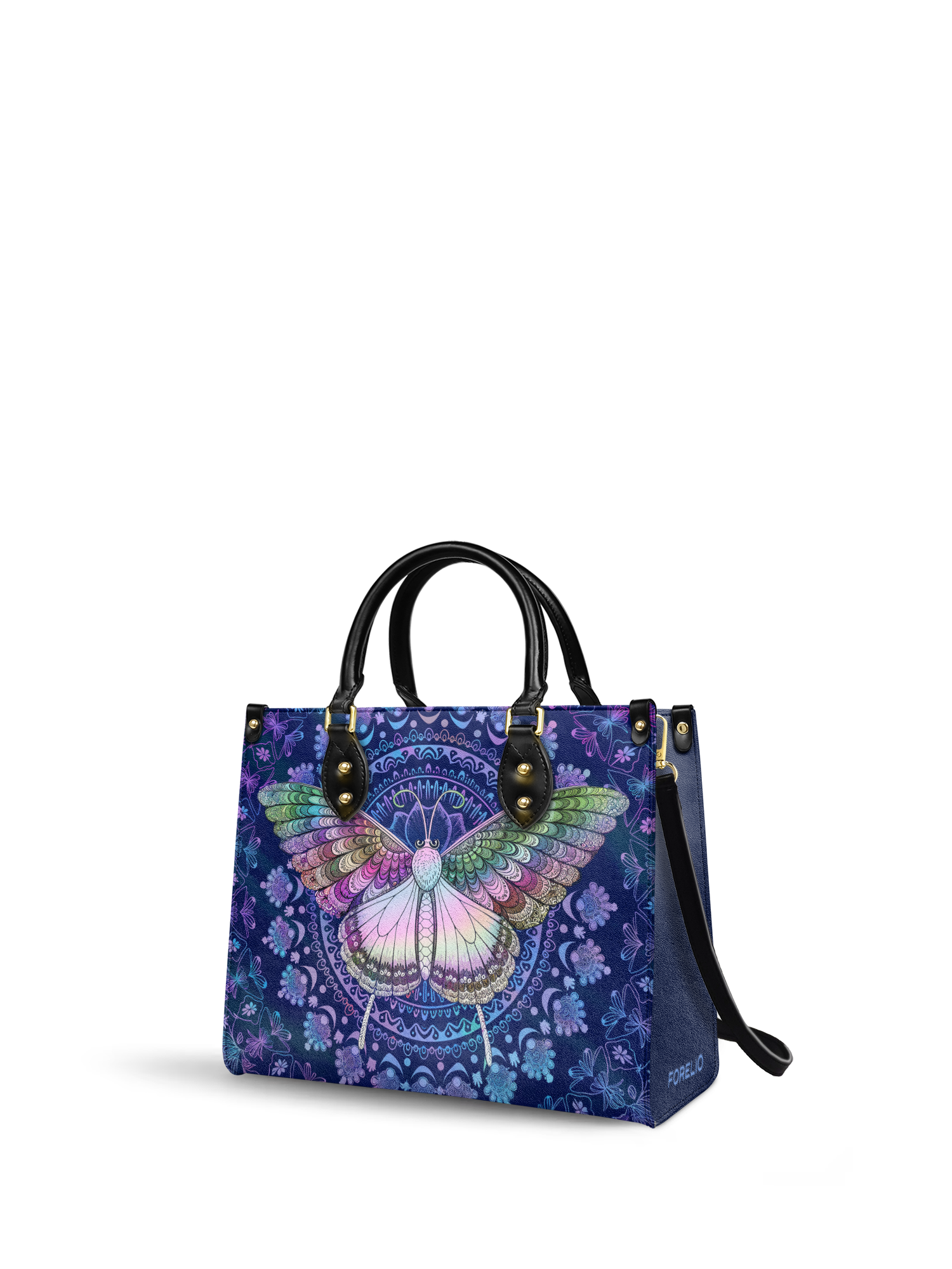 "Kipepeo" Leather Handbag