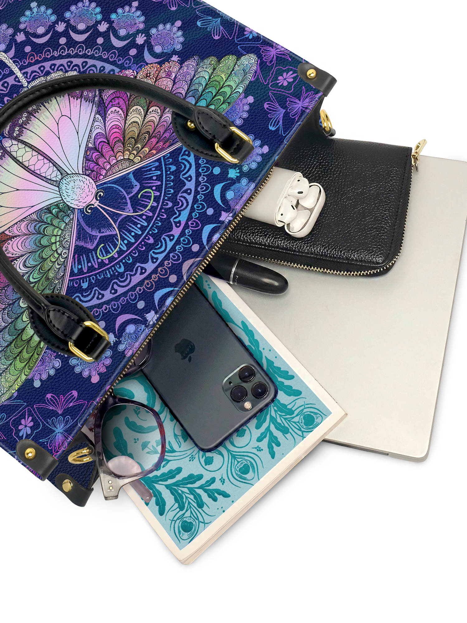 "Kipepeo" Leather Handbag
