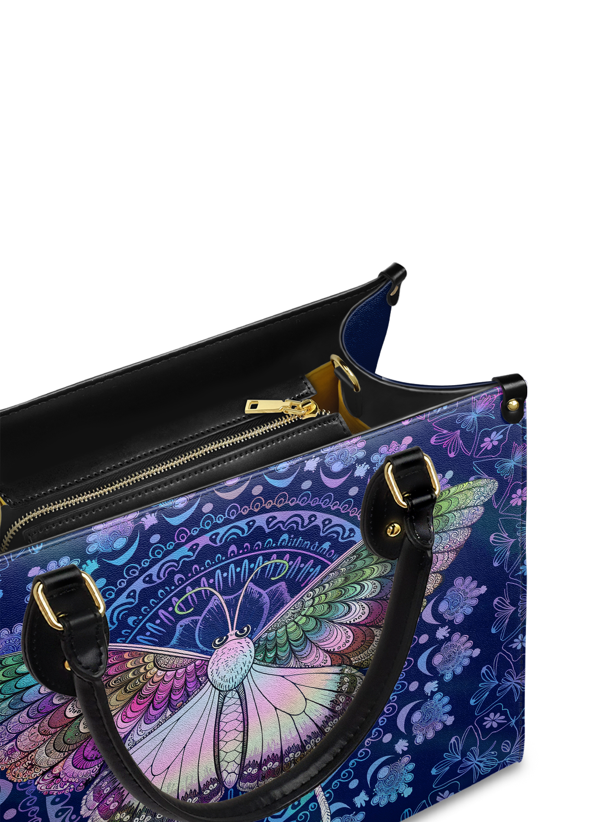 "Kipepeo" Leather Handbag