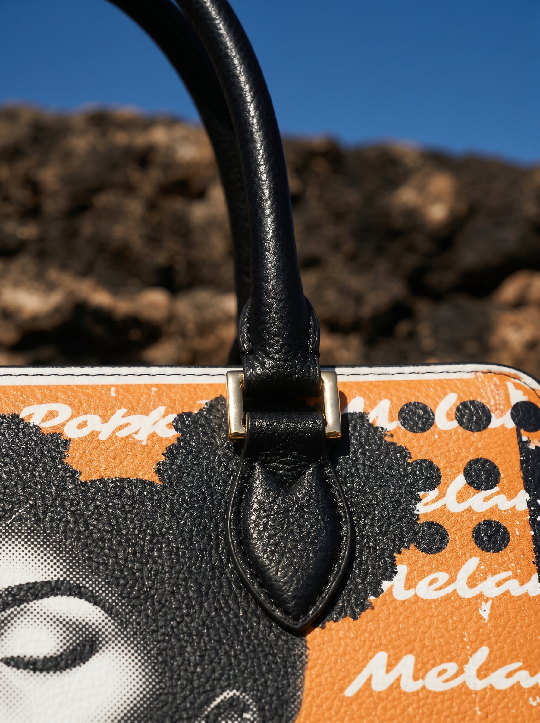 "Melani" Nembo Leather Handbag