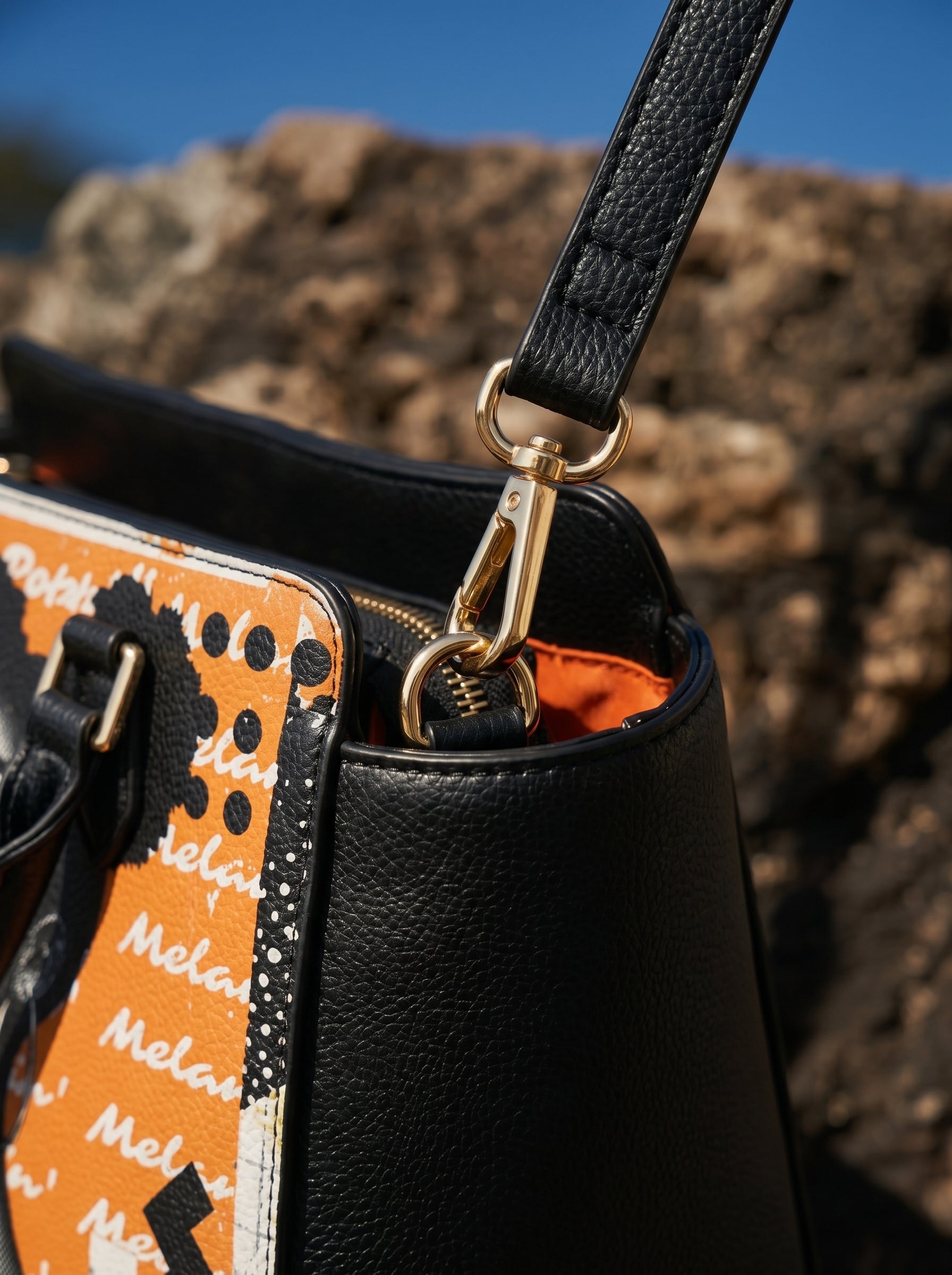 "Melani" Nembo Leather Handbag