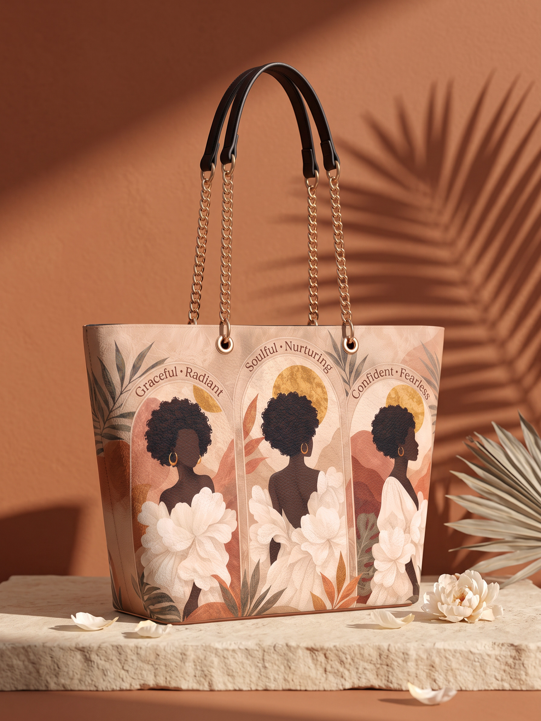 “Muse” Chain Tote Bag