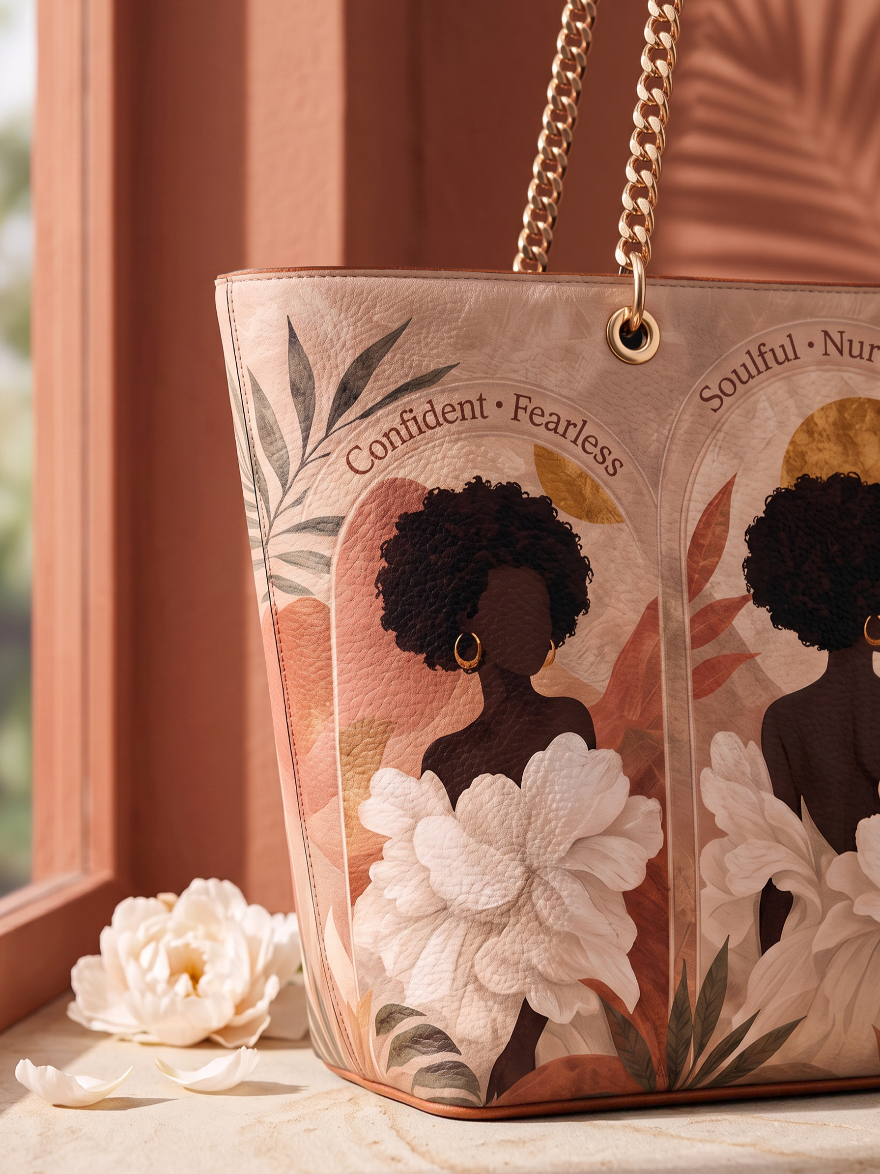 “Muse” Chain Tote Bag
