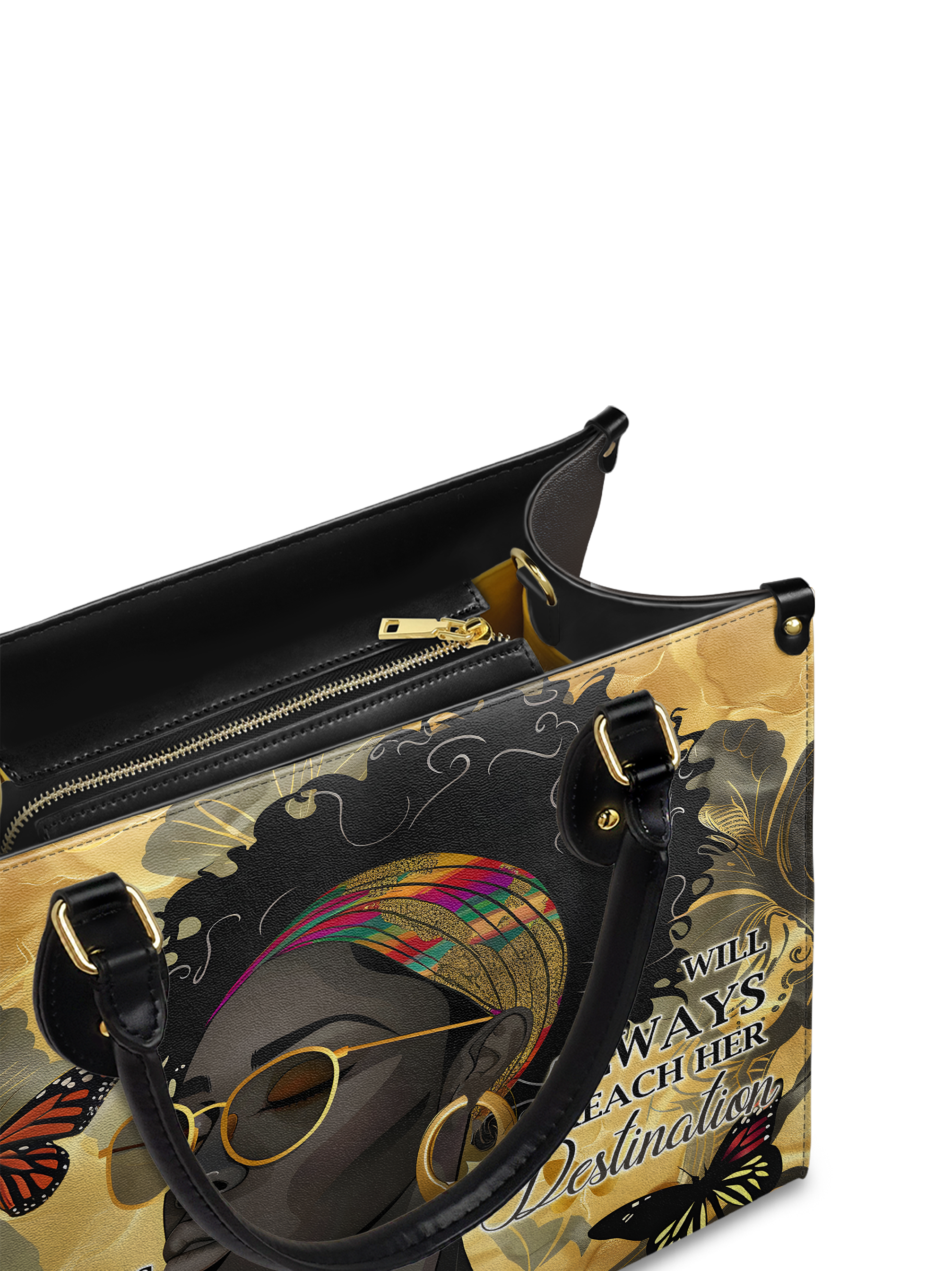 "Njia" Leather Handbag