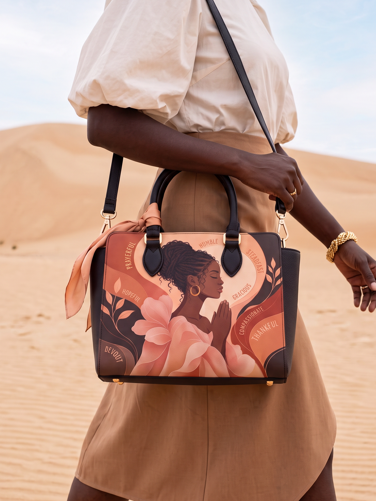 "Rehema" Nembo Leather Handbag
