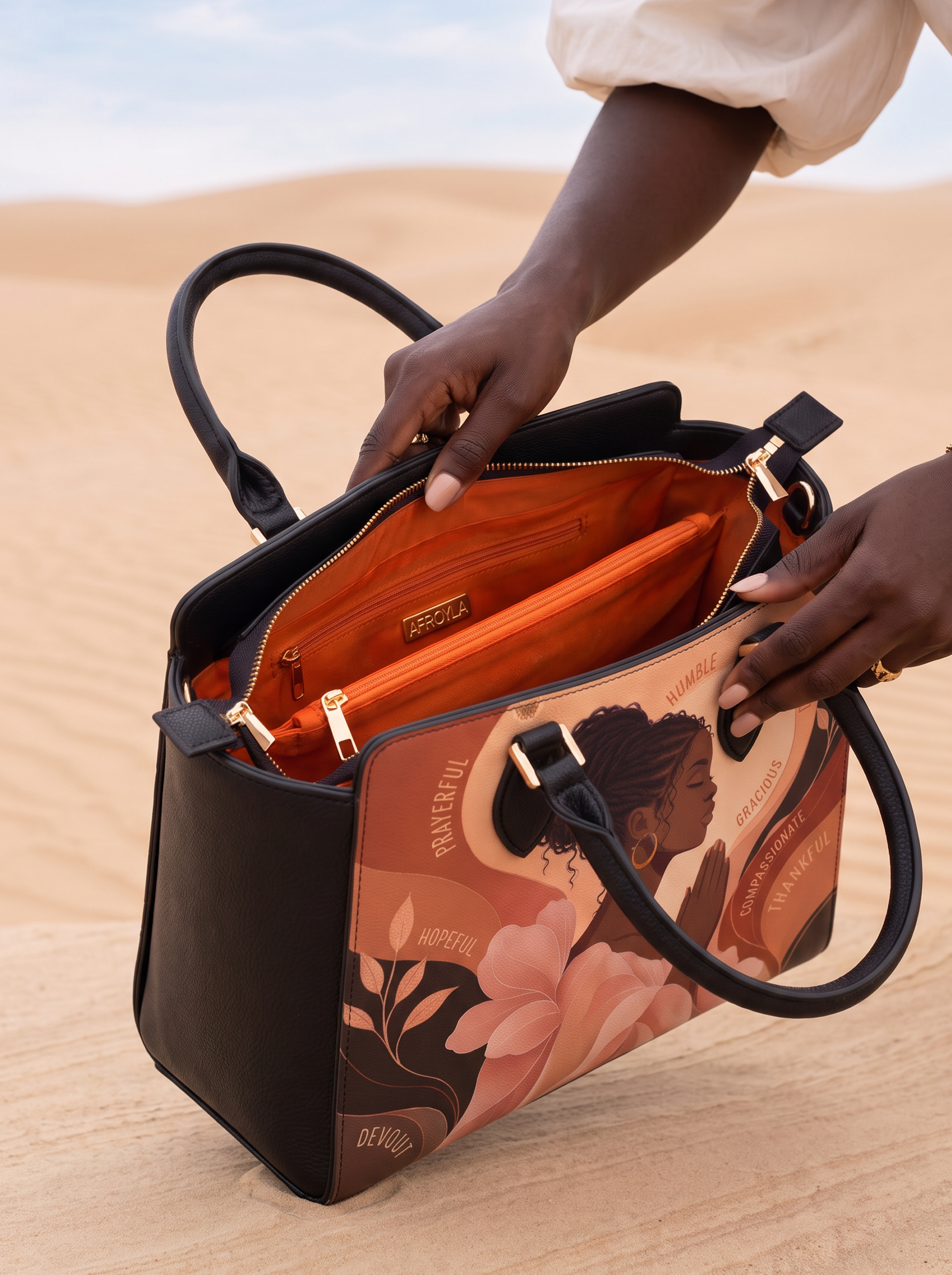 "Rehema" Nembo Leather Handbag
