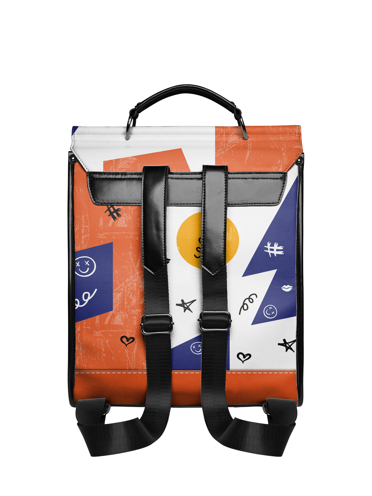 "Sanaa" Salt Pop Leather Backpack