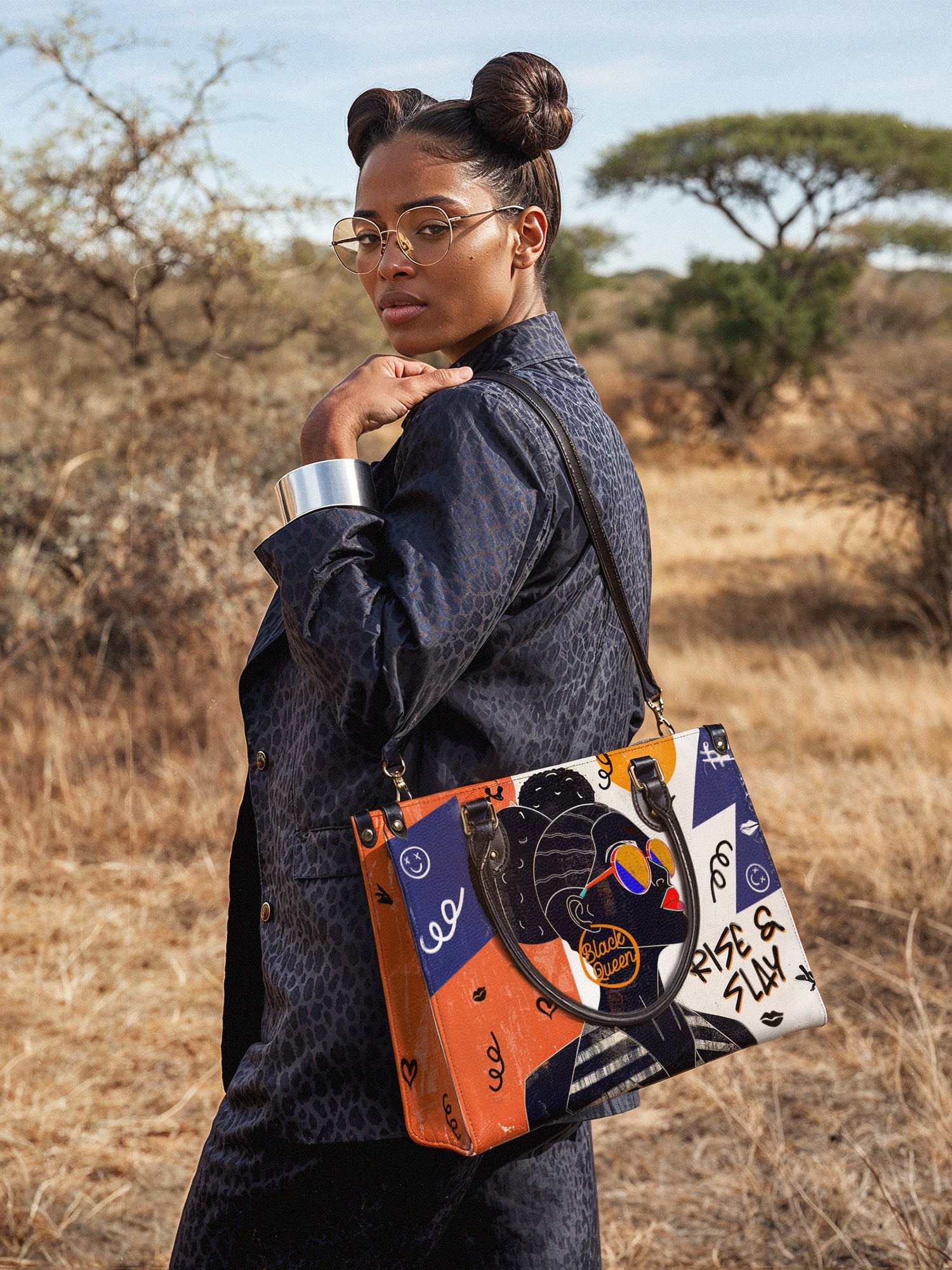 "Sanaa" Salt Pop Leather Handbag