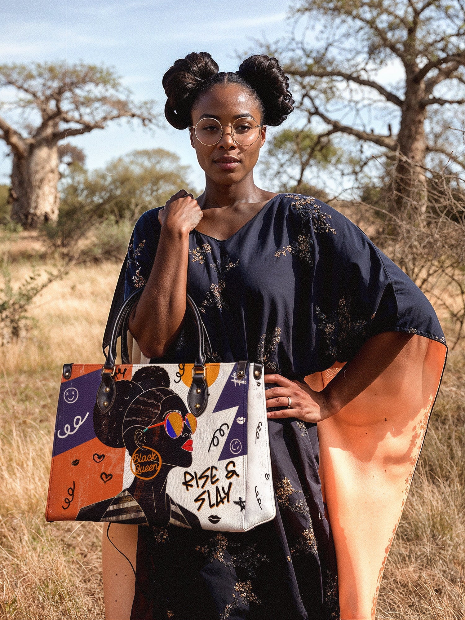 "Sanaa" Salt Pop Leather Handbag